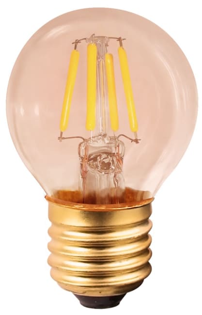 4W CONLUX LEDPÆRE G45 E27 AMBER DIMBAR