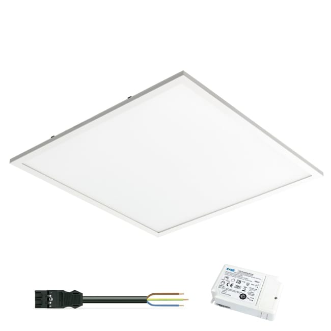 40W NORIKON N370 LED PANEL 60X60 3000K TRIAC DIM WAGO PÅMONTERT