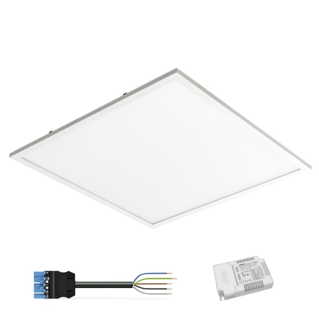 24W NORIKON N370 LED PANEL 60X60 4000K DALI DIM WAGO PÅMONTERT