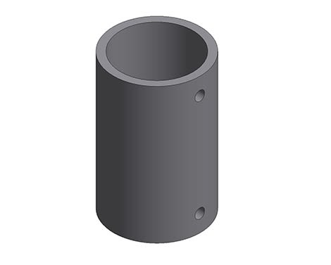 OVERGANG TOPP FRA Ø60mm TIL Ø76mm VIK