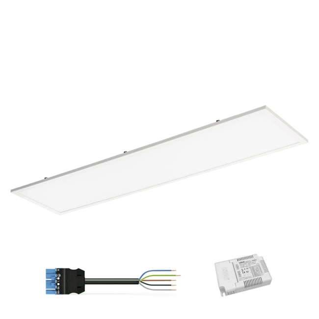 40W NORIKON N371 LED PANEL 120X30 3000K DALI DIM WAGO PÅMONTERT
