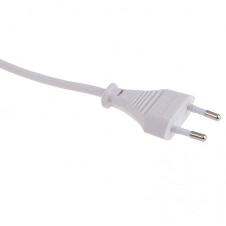2 METER LEDNING MED EU STIKK HVIT