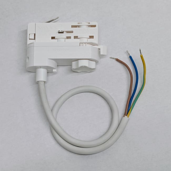 3-FASE ADAPTER HVIT M/50CM 3X1,5MM KABEL