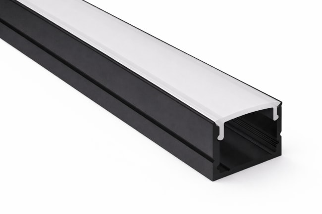 NORSTRIP PROFIL UTENPÅLIGGENDE SORT 2M