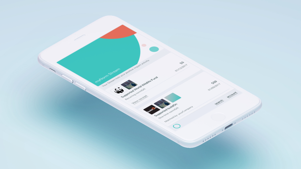 Norm landing page home activity