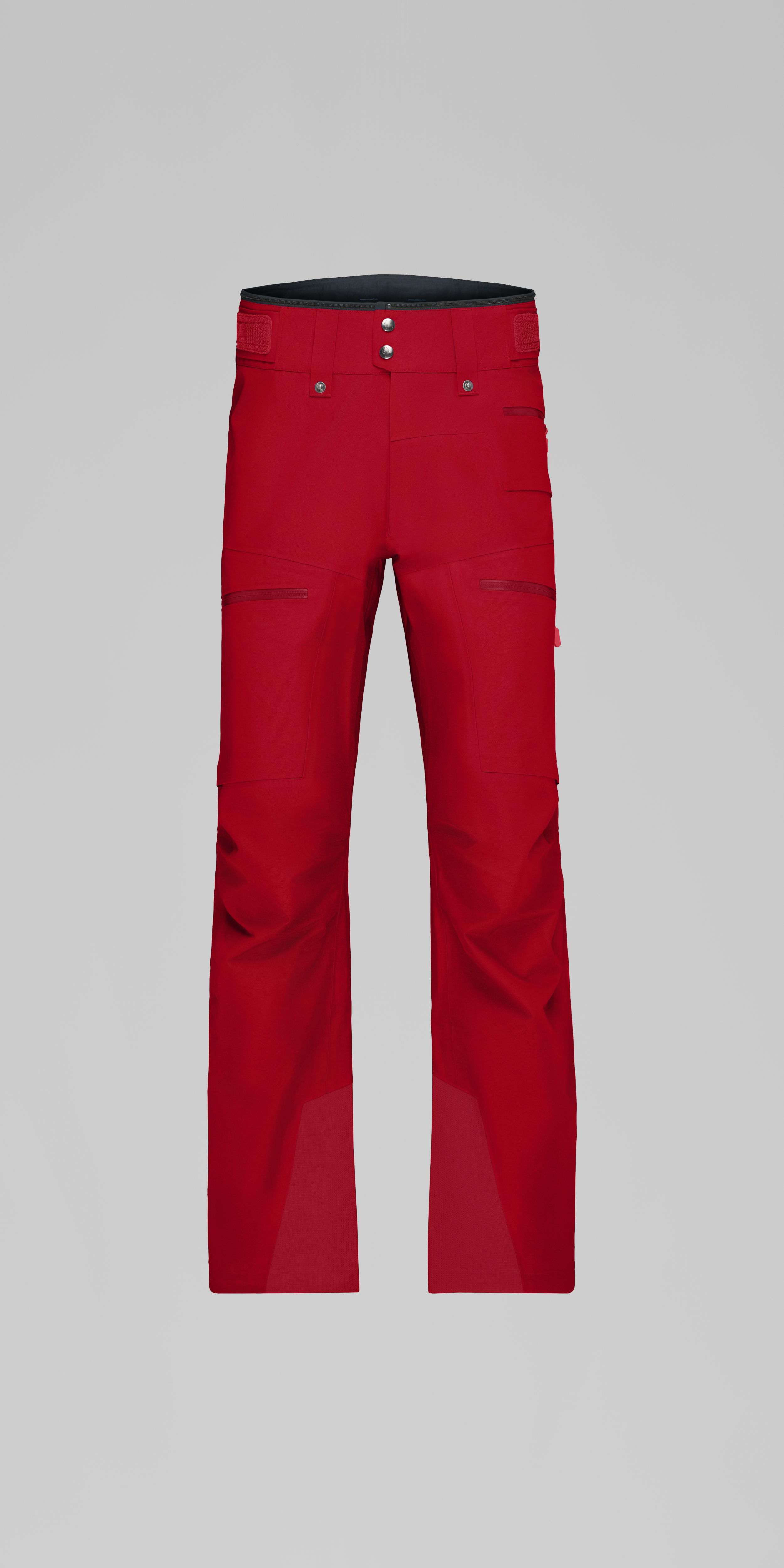 Packshot front image of lofoten Gore-Tex Pants Scarlet Sage