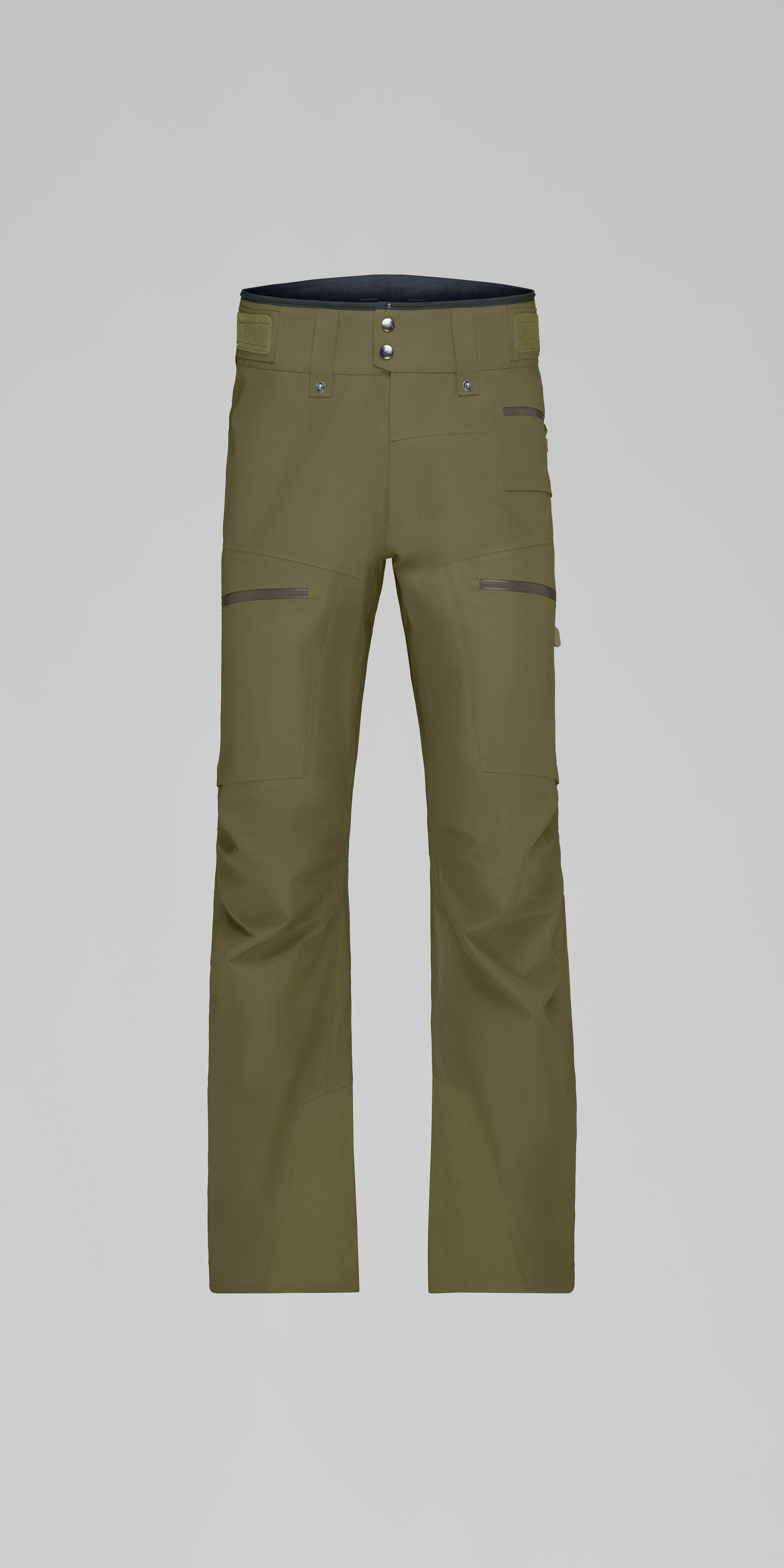 Packshot front image of lofoten Gore-Tex Pants Olive Night
