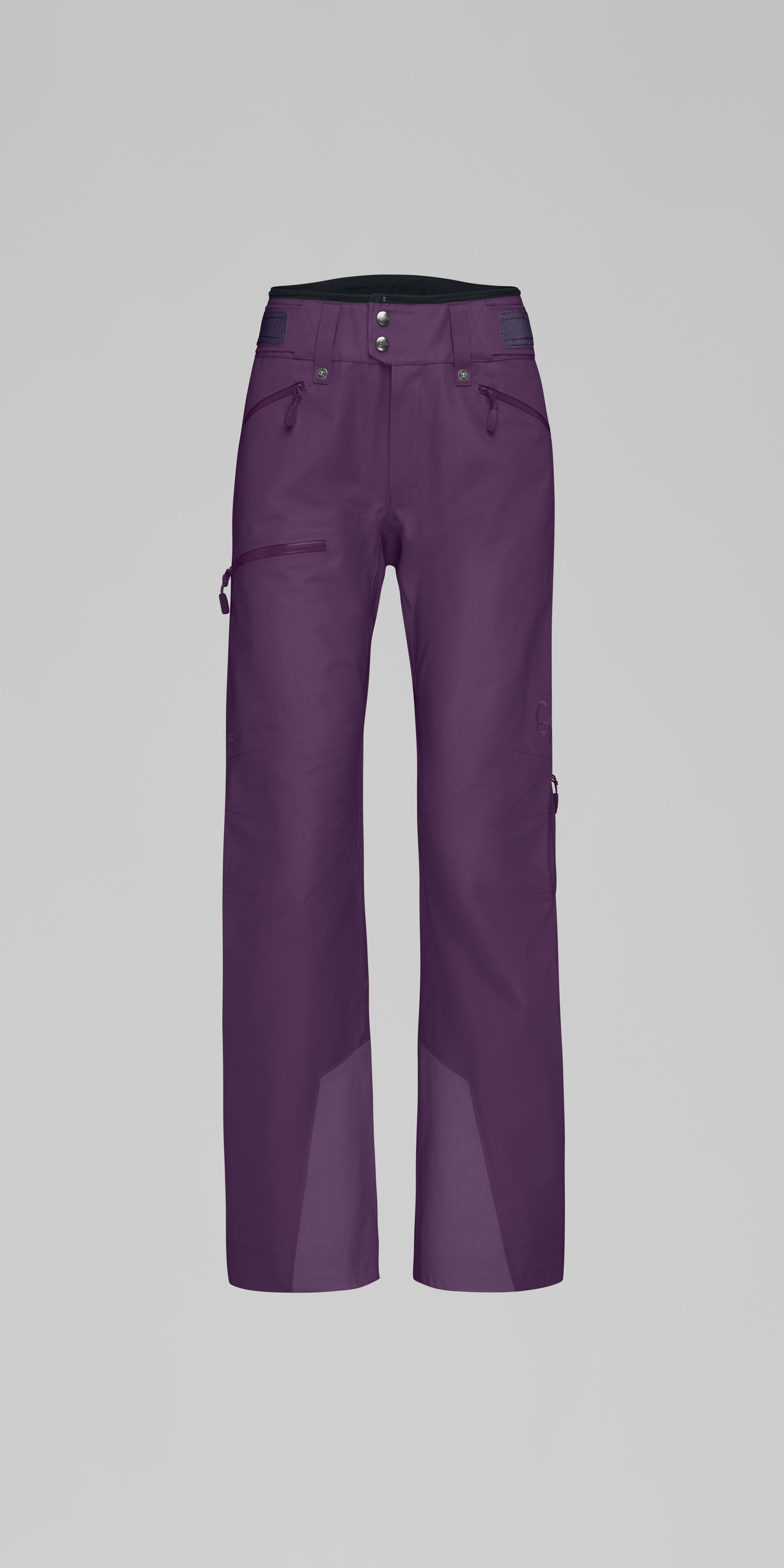 Packshot front image of lofoten Gore-Tex Pants Wineberry