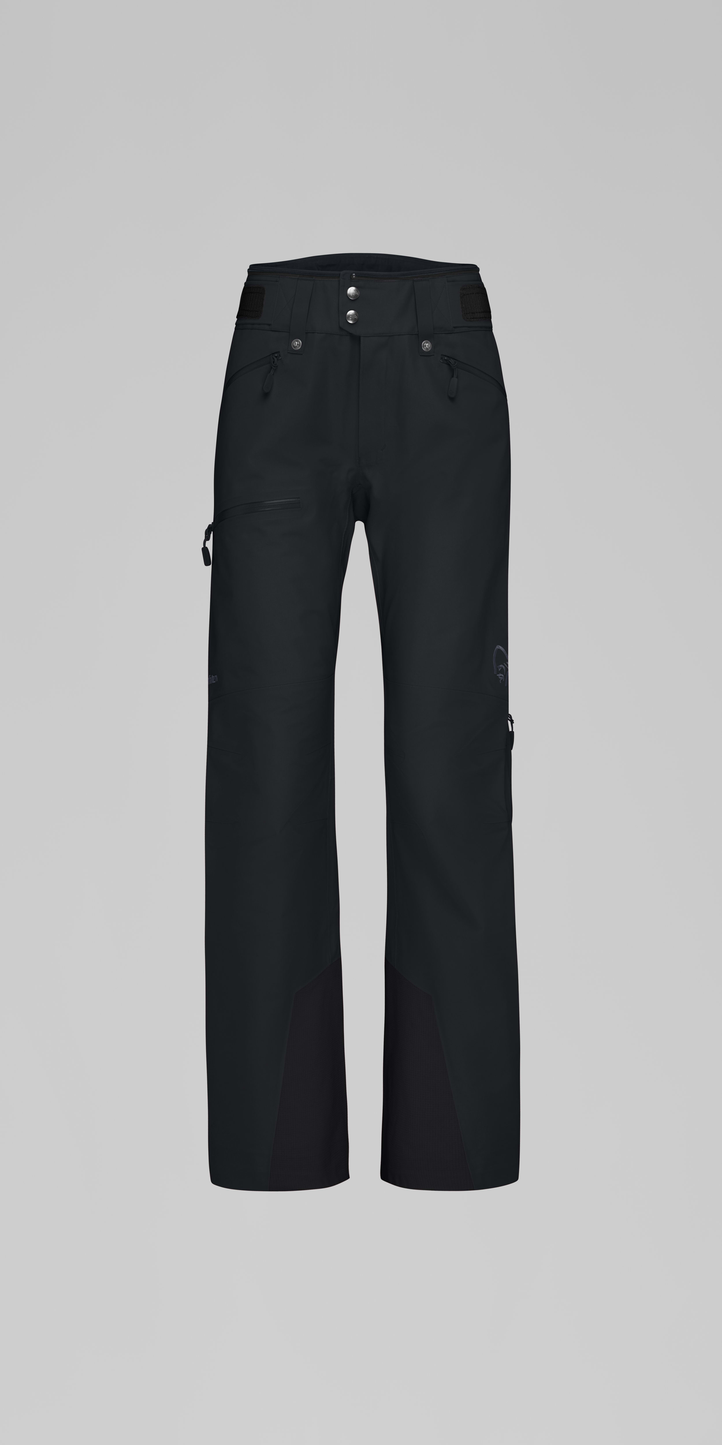 Packshot front image of lofoten Gore-Tex Pants Caviar Black