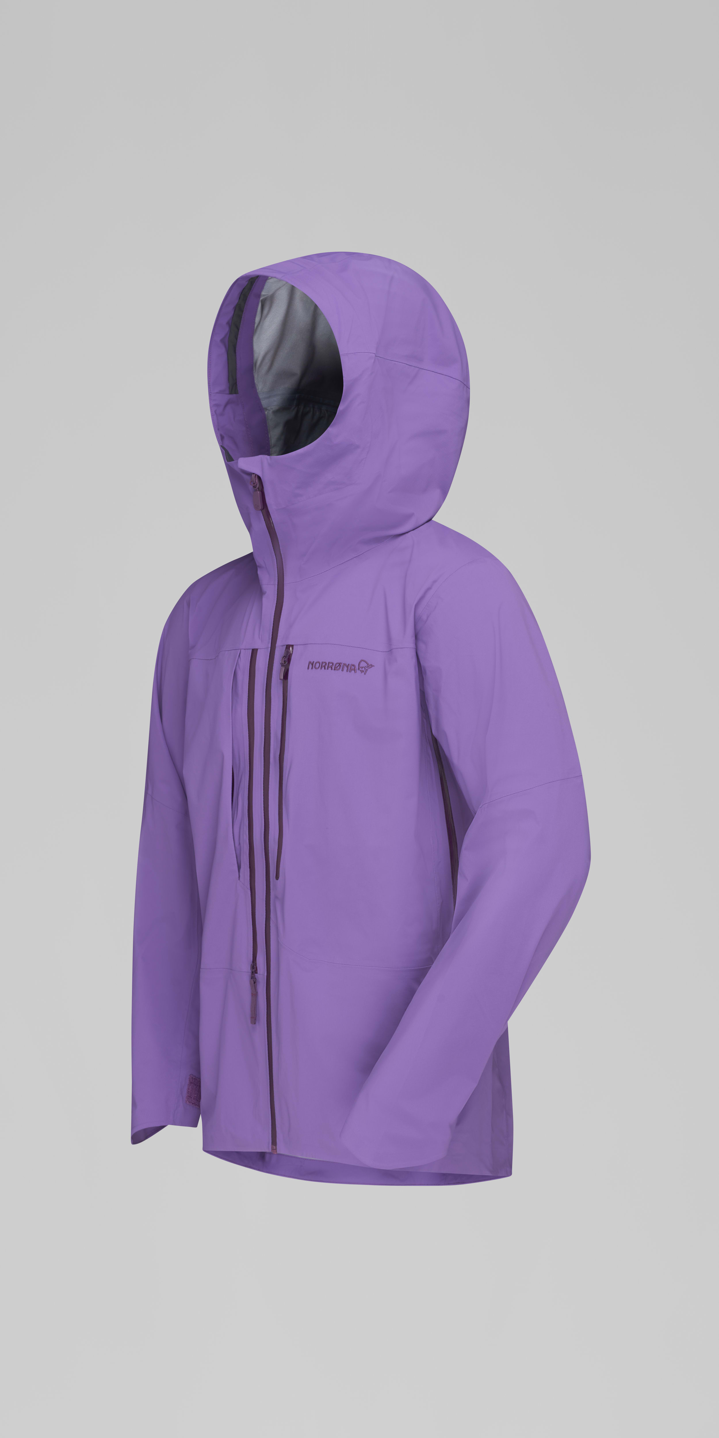 Packshot front left image of lyngen driflex3 Jacket Purple Sapphire