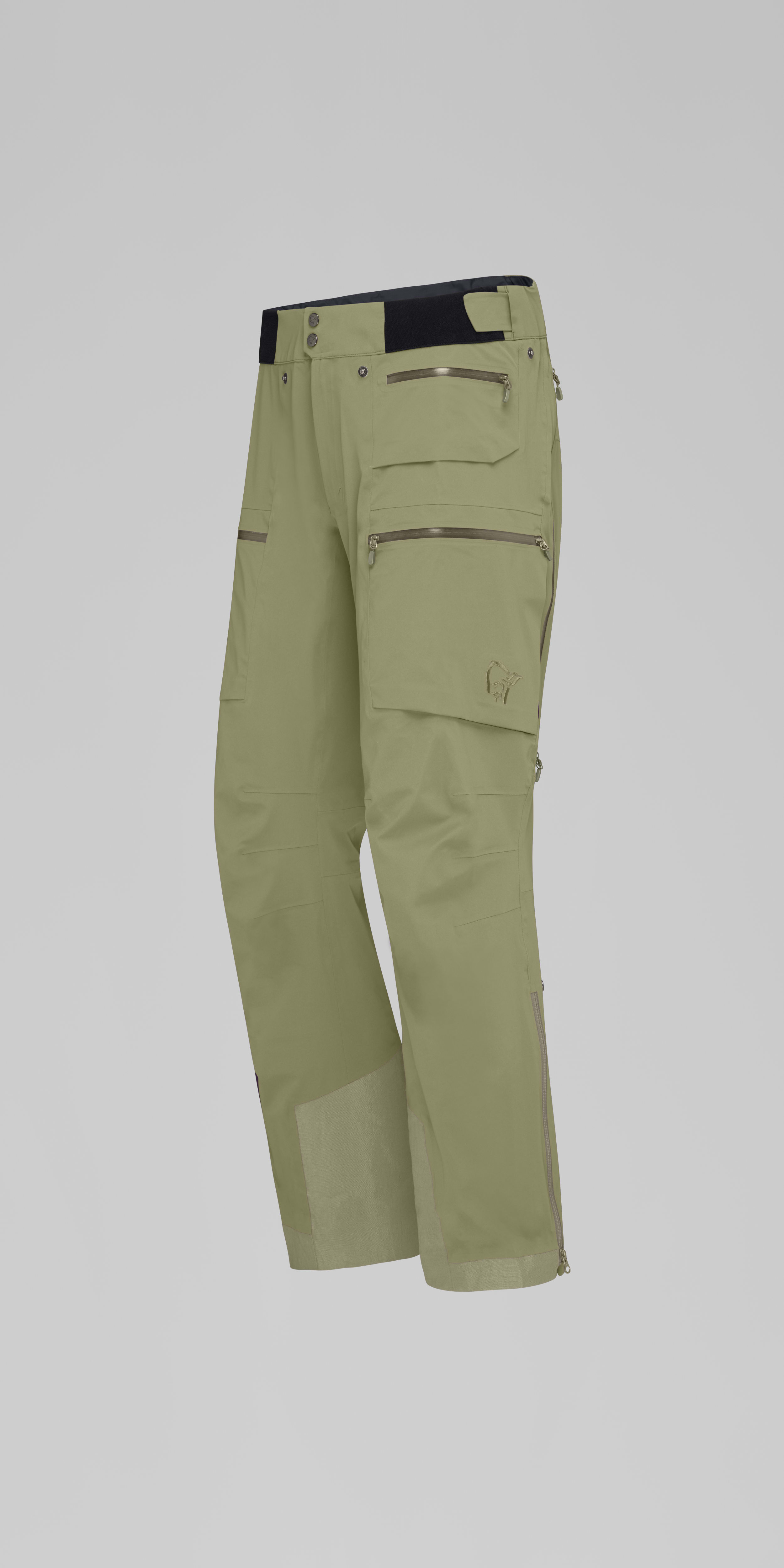 Packshot front left image of lyngen driflex3 Pants Deep Lichen Green