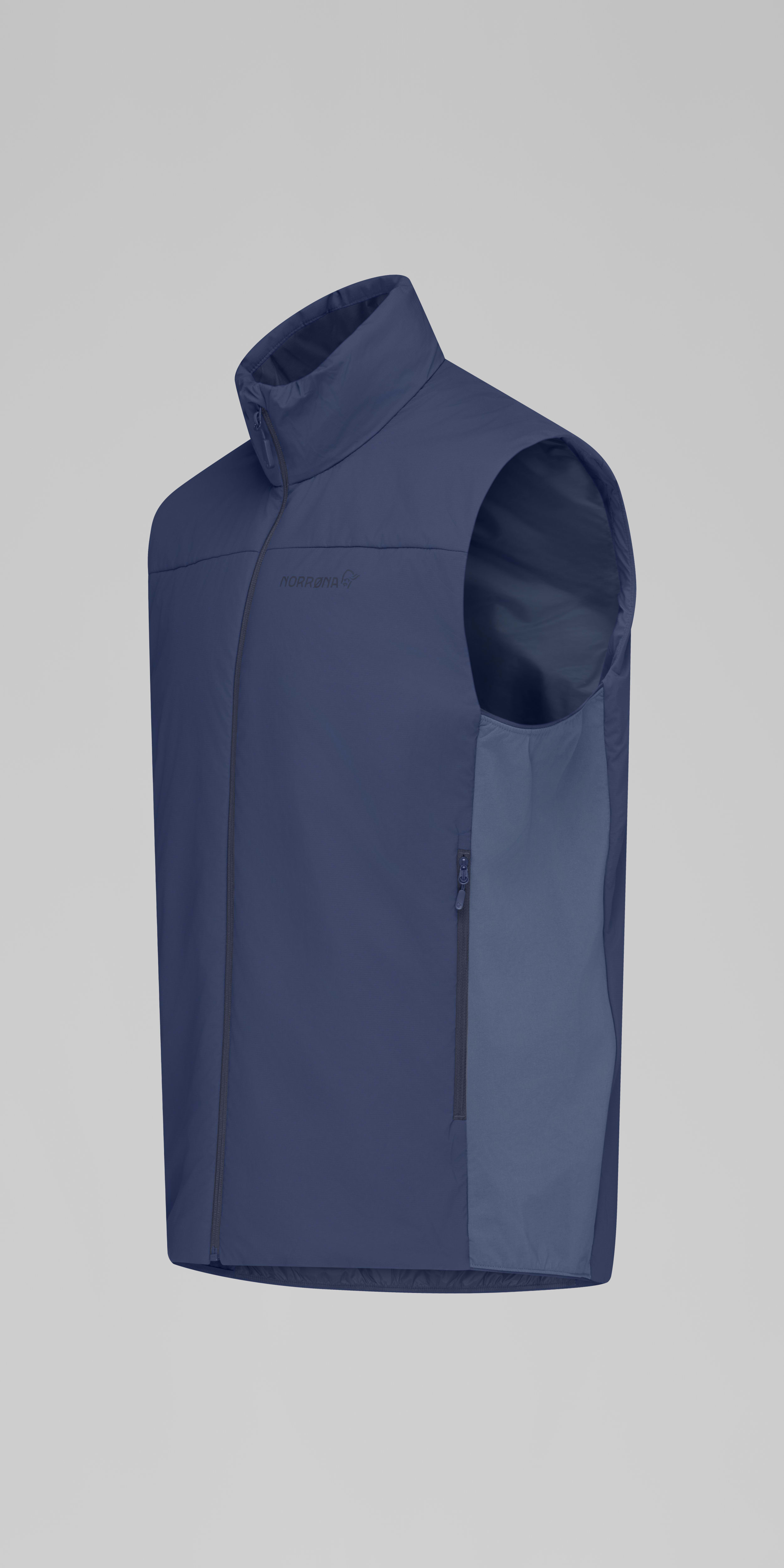 Packshot front left image of femund thermo60 Vest Indigo Night
