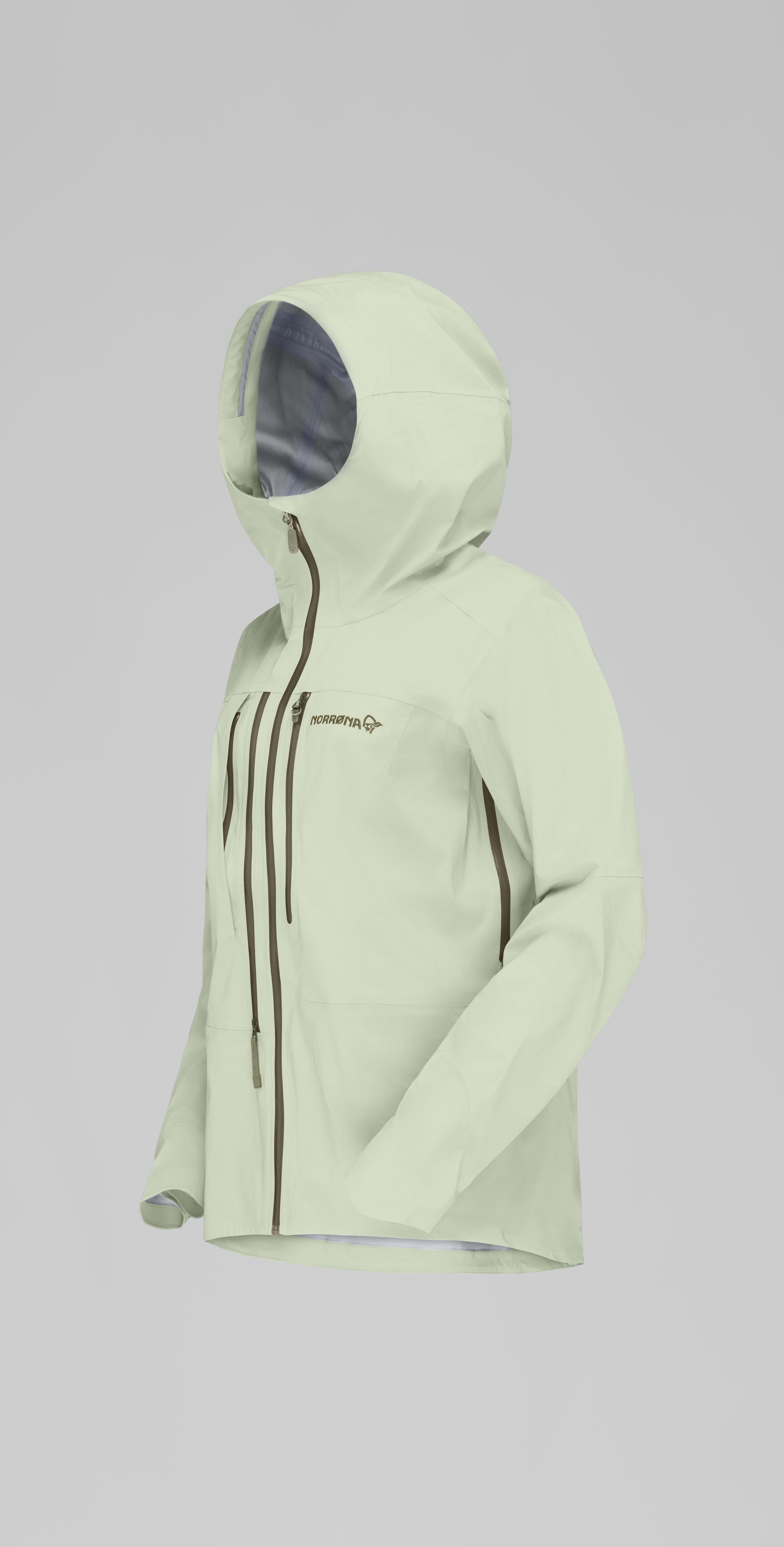Packshot front left image of lyngen driflex3 Jacket Desert Sage
