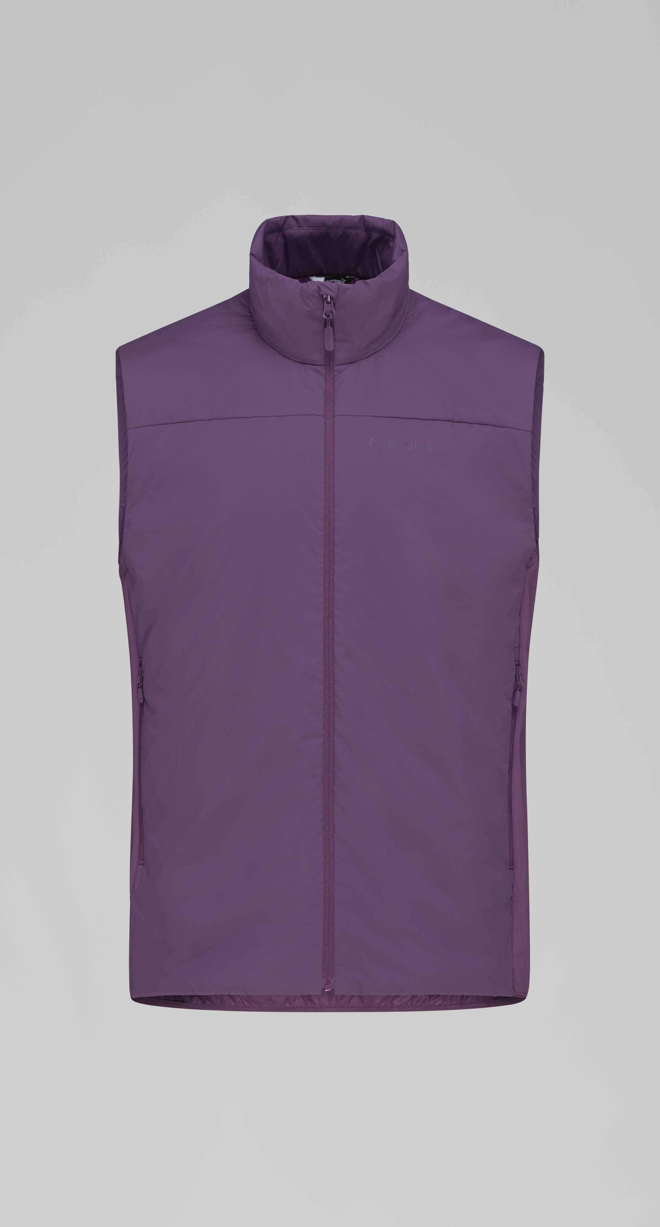 Packshot front image of femund thermo60 Vest Wineberry