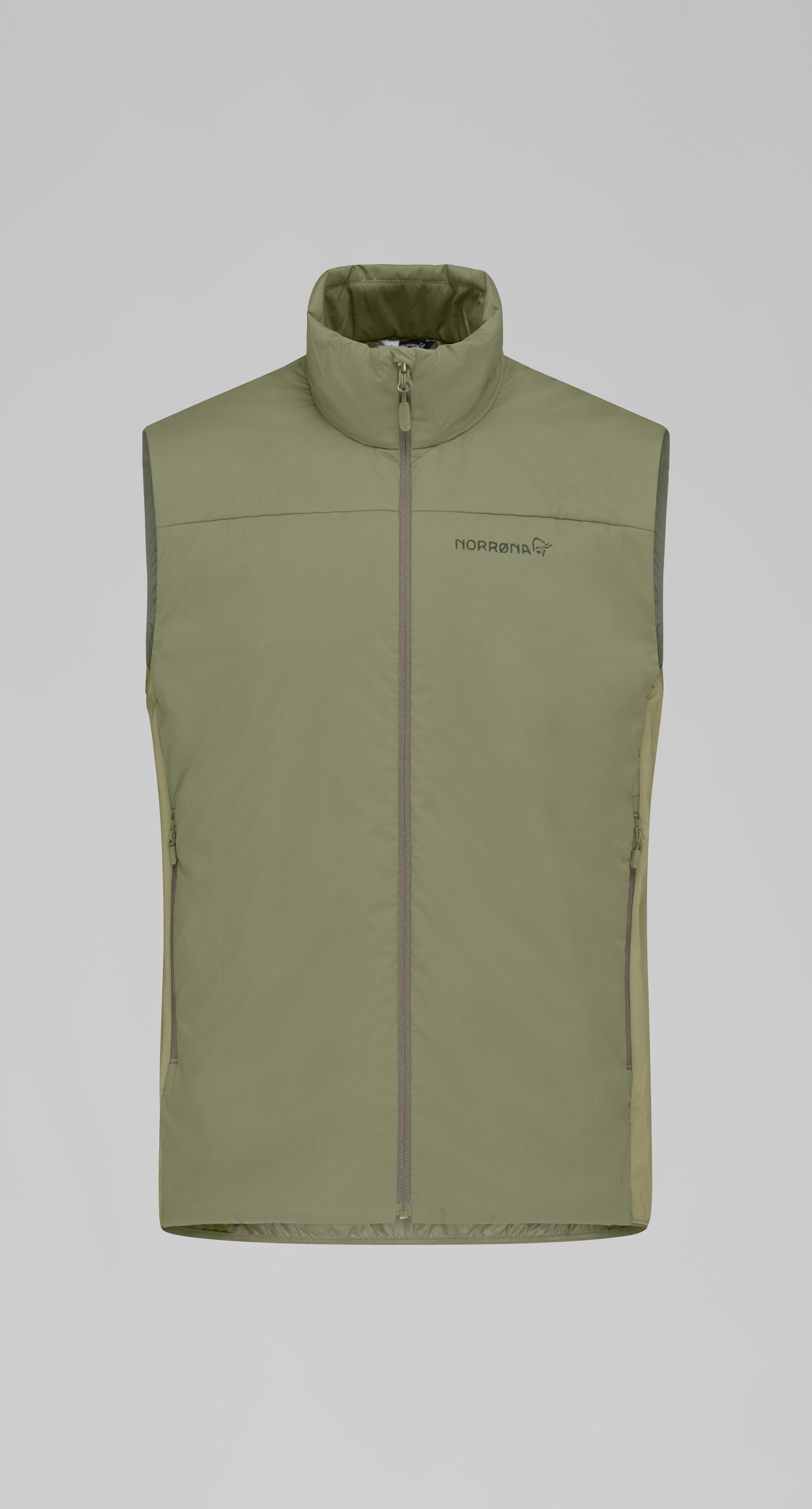 Packshot front image of femund thermo60 Vest Deep Lichen Green
