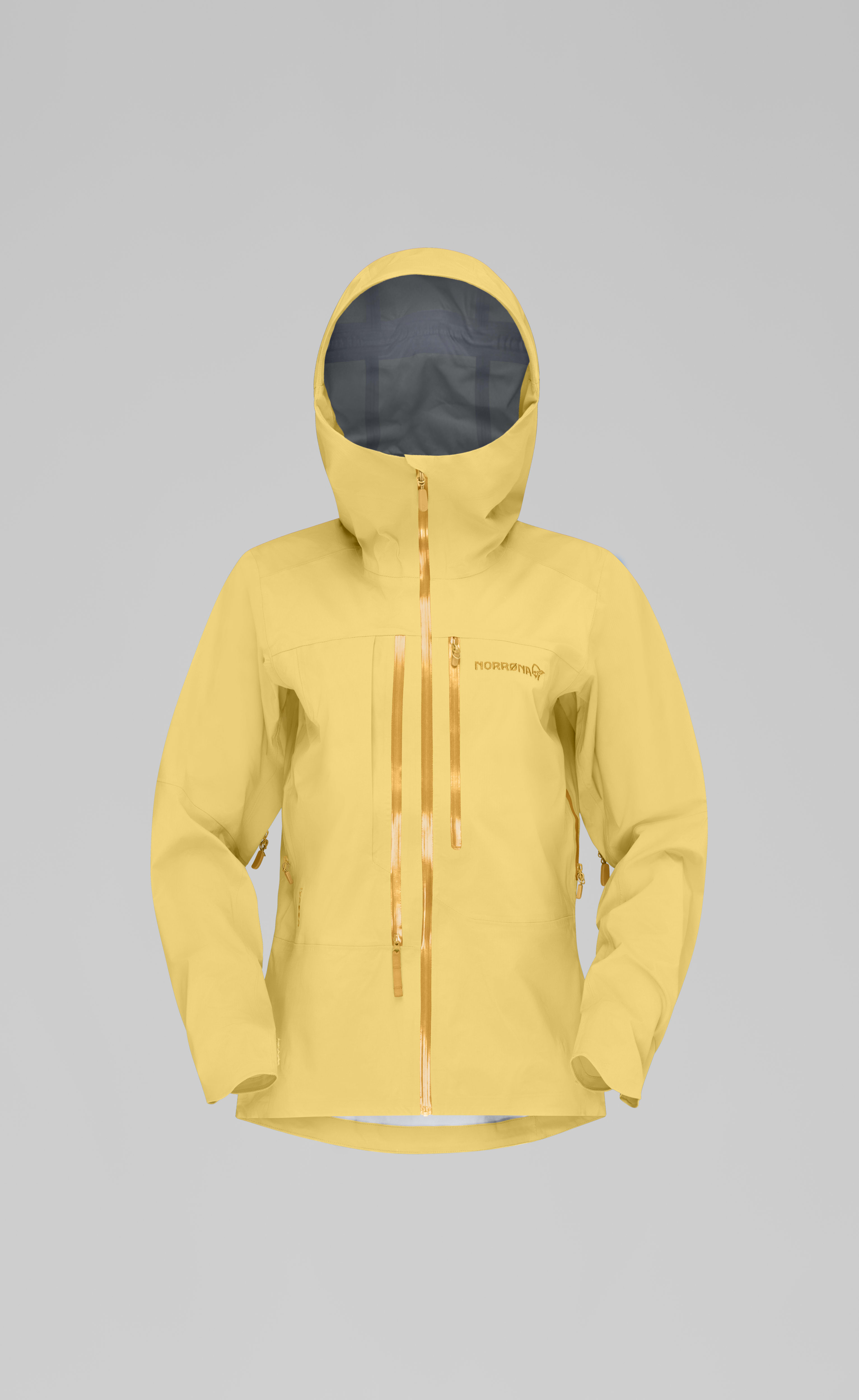 Packshot front image of lyngen driflex3 Jacket Misted Yellow