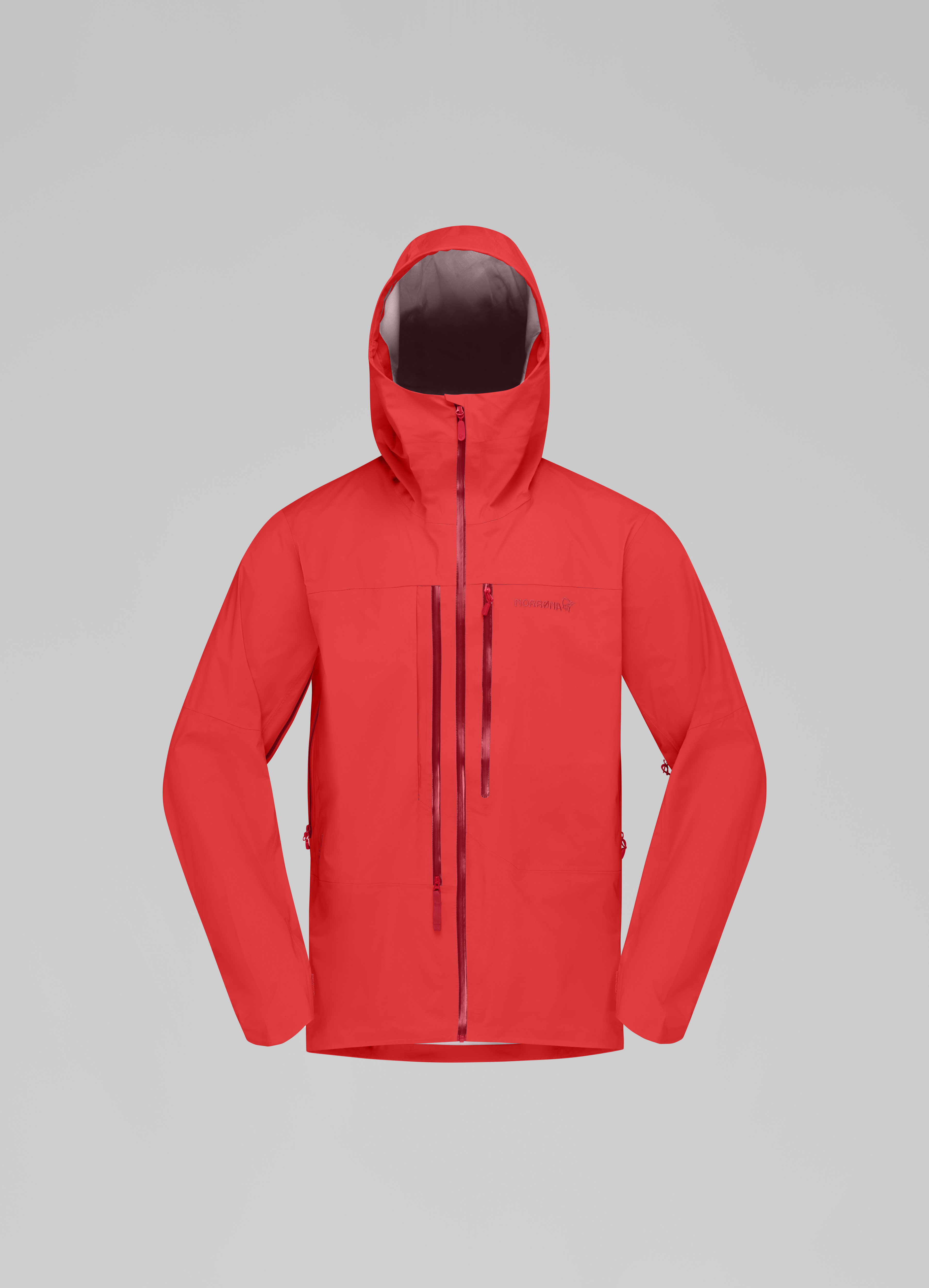 Packshot front image of lyngen driflex3 Jacket Fiery Red