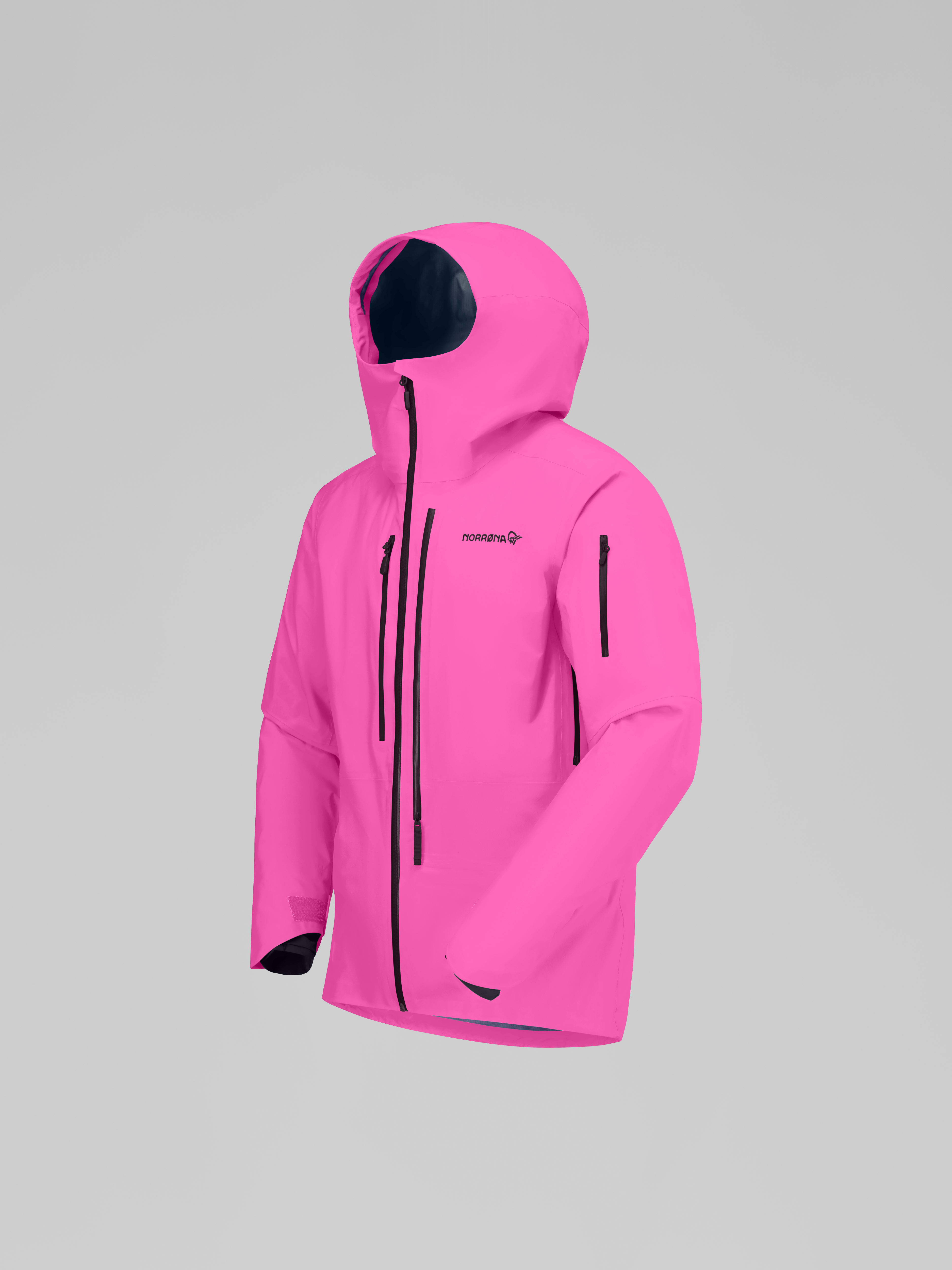 Packshot front left image of lofoten Gore-Tex Pro LTD Jacket Raspberry Rose