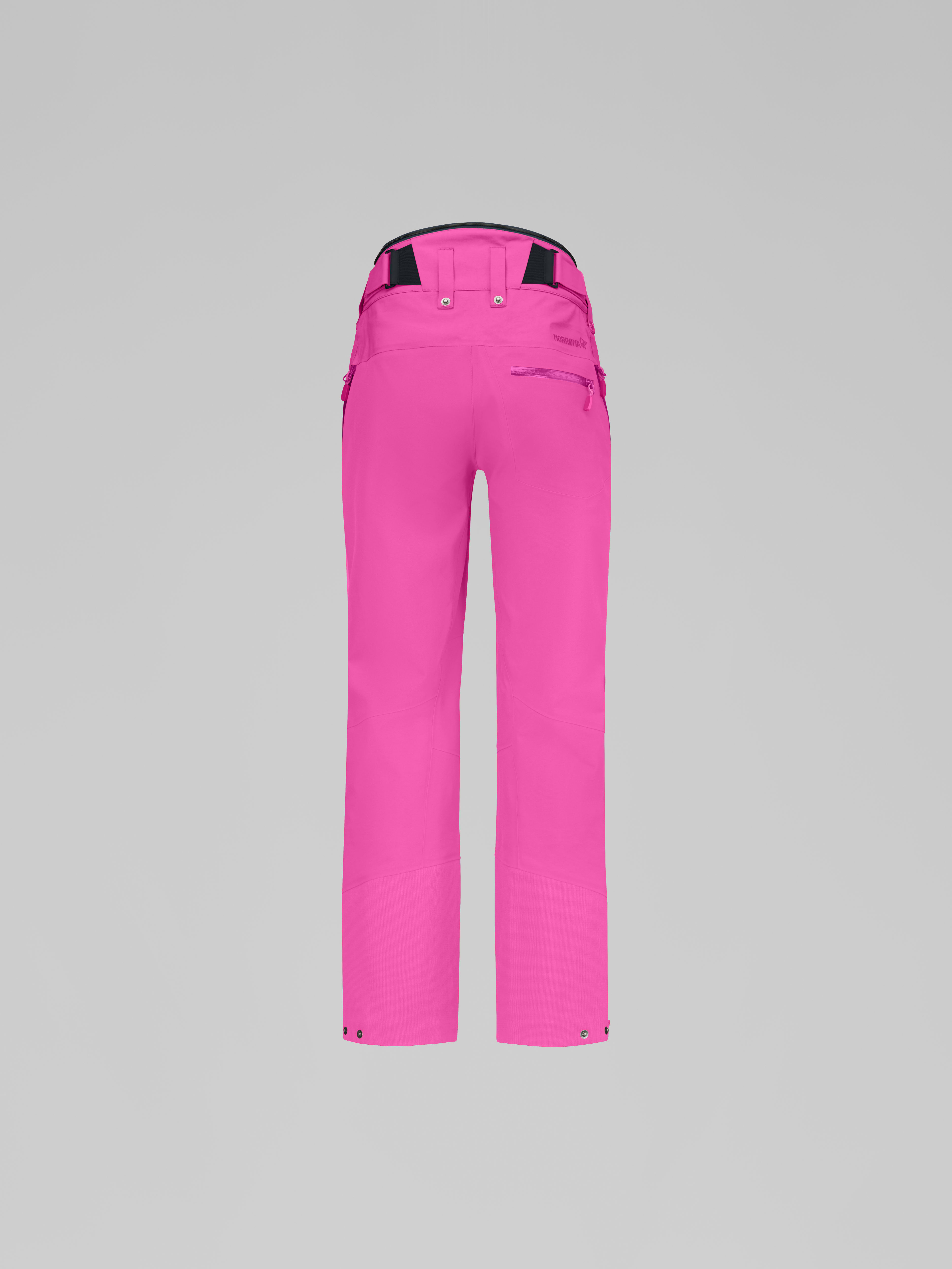 Packshot back image of lofoten Gore-Tex Pro LTD Pants Raspberry Rose