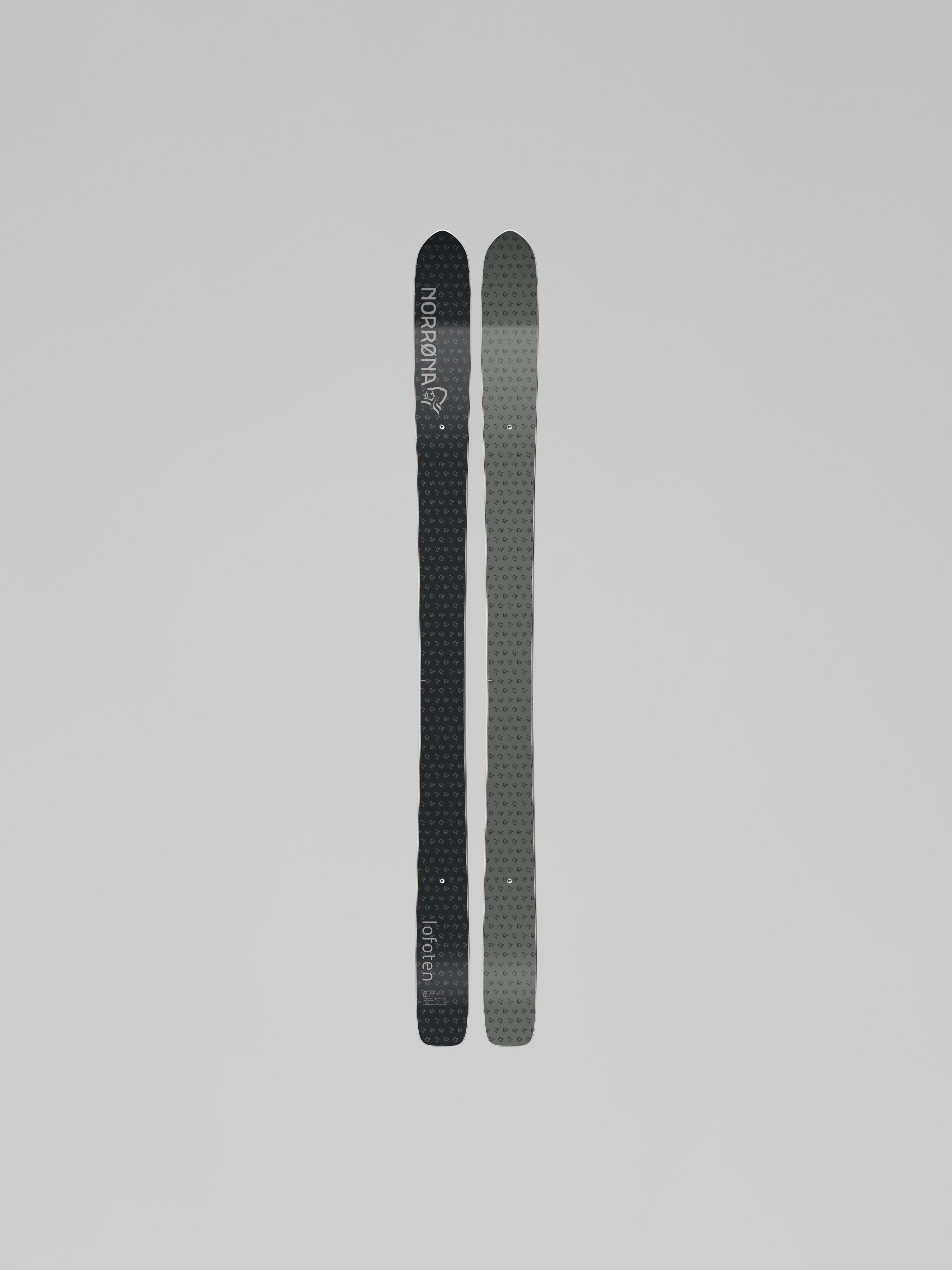 Packshot front image of lofoten woodcore104 Skis Caviar Black
