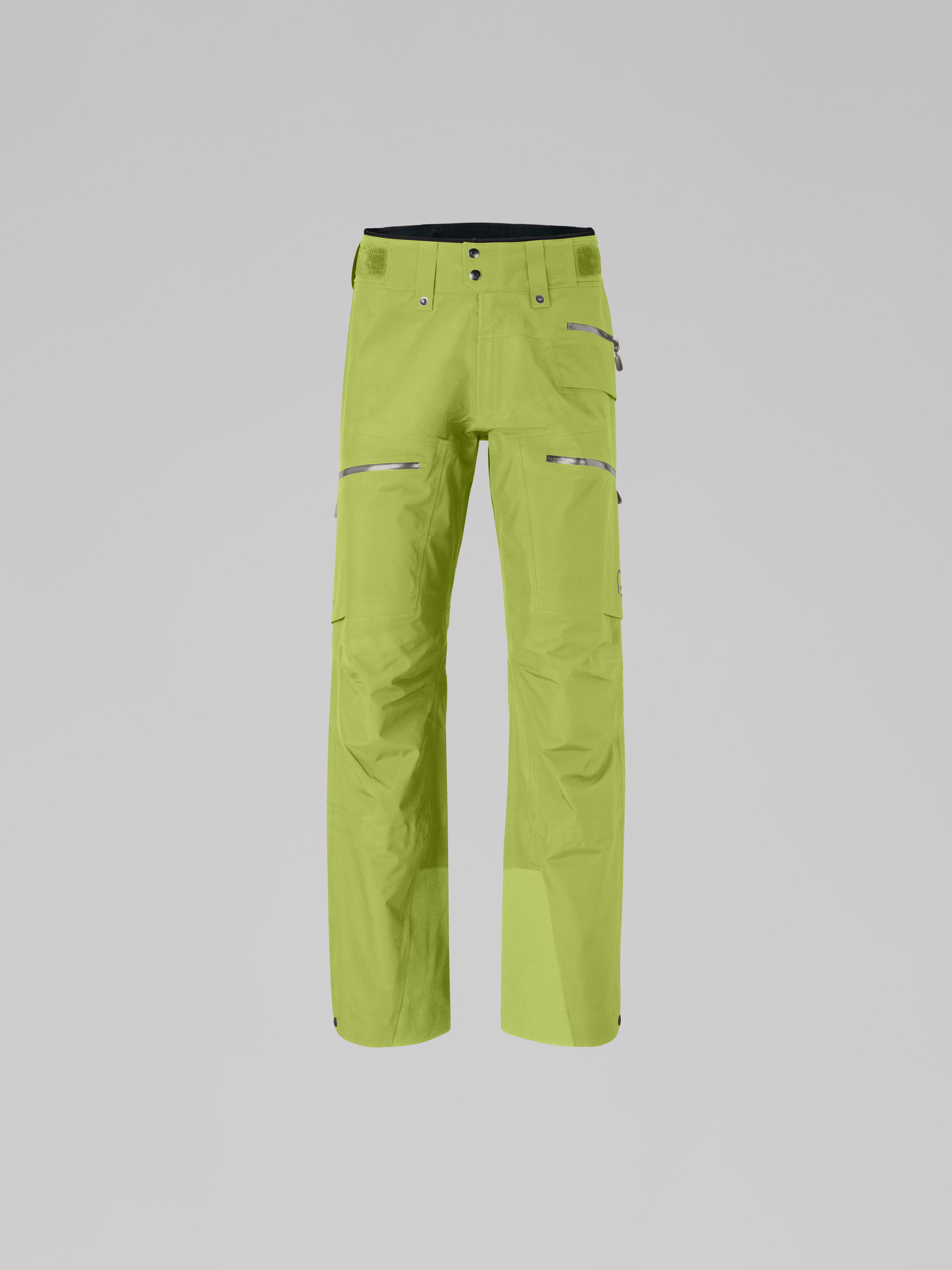Packshot front image of lofoten Gore-Tex Pants Dark Citron