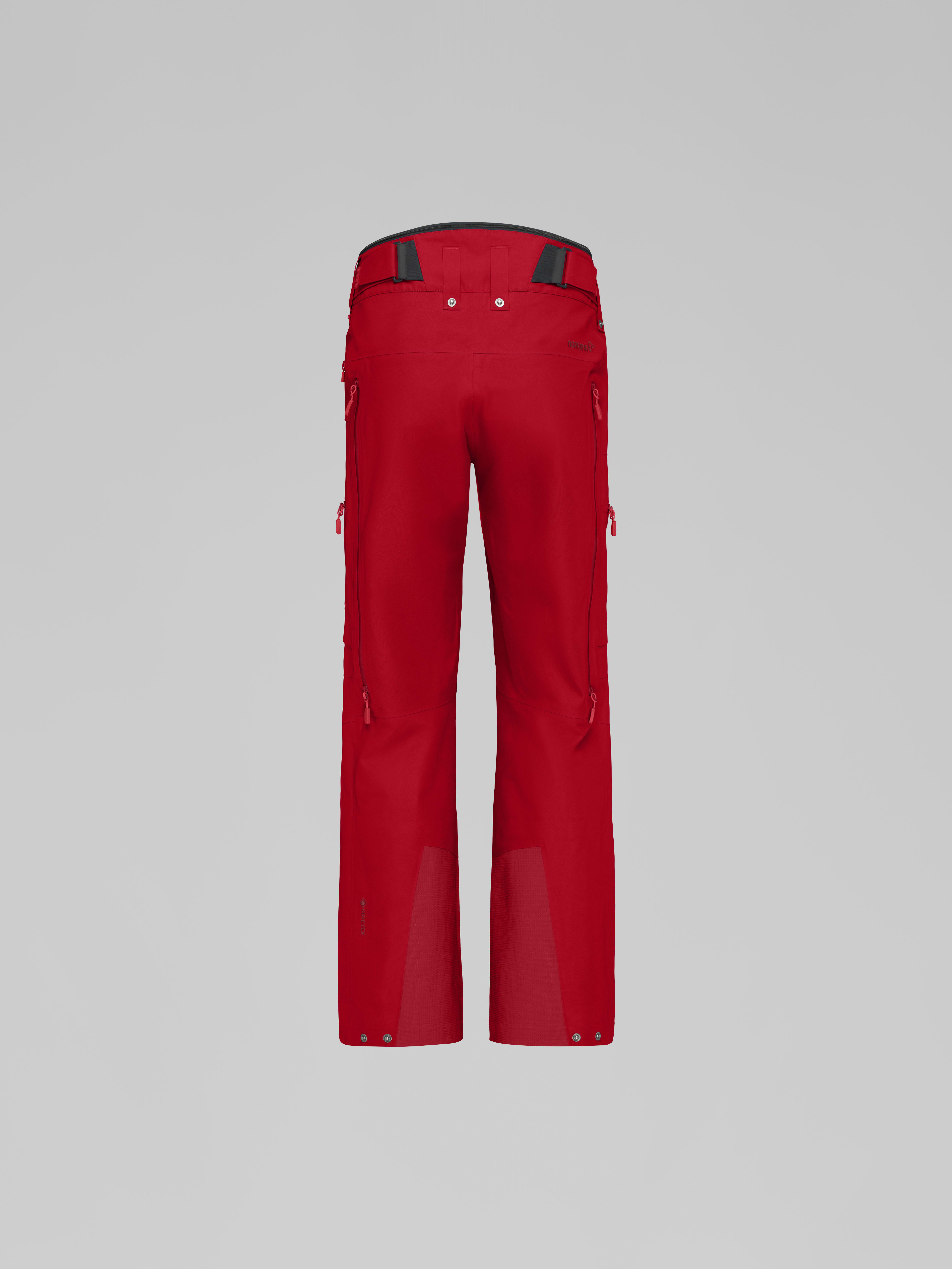 Packshot back image of lofoten Gore-Tex Pants Scarlet Sage