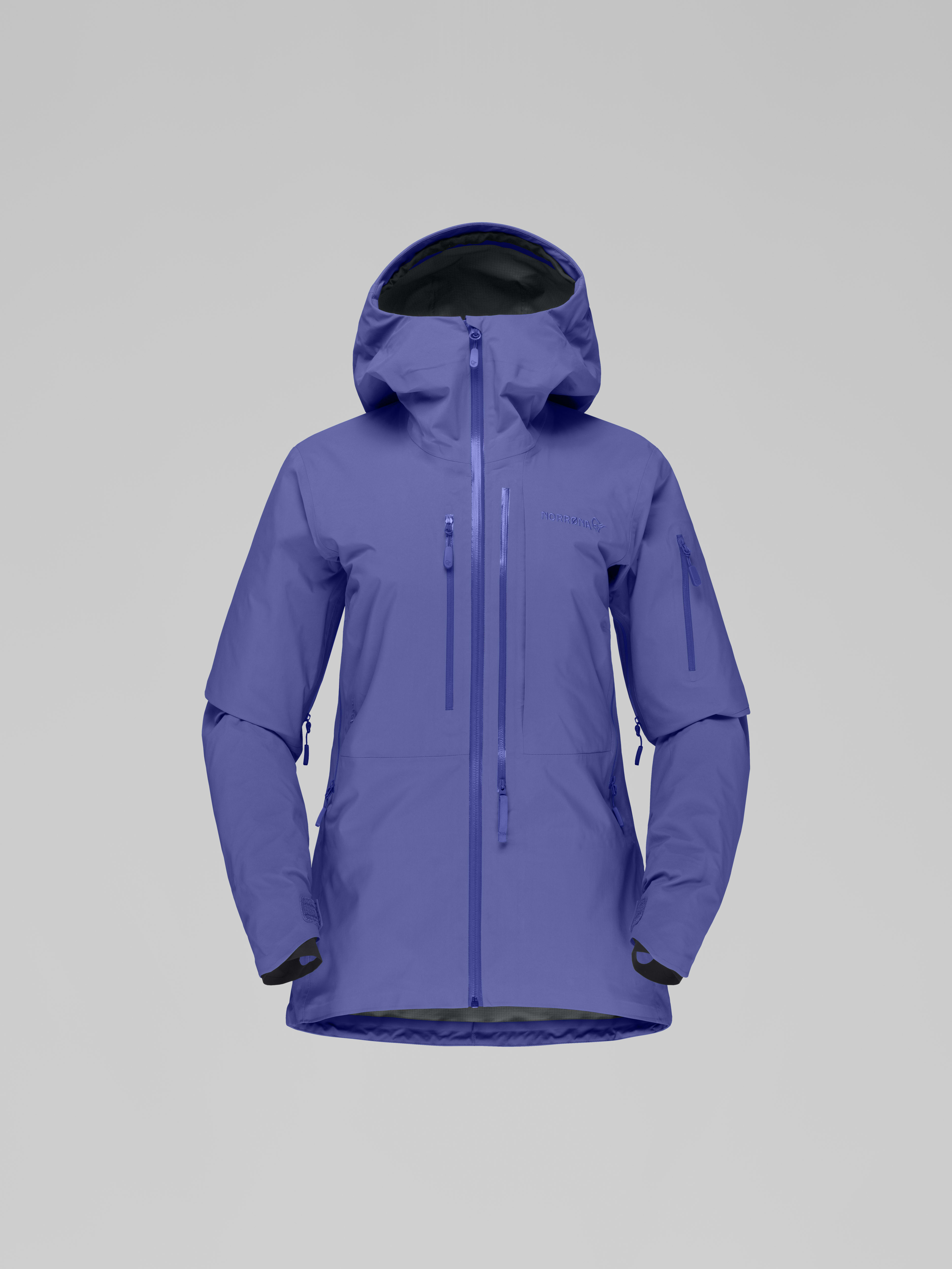 Packshot front image of lofoten Gore-Tex Pro Jacket Violet Storm