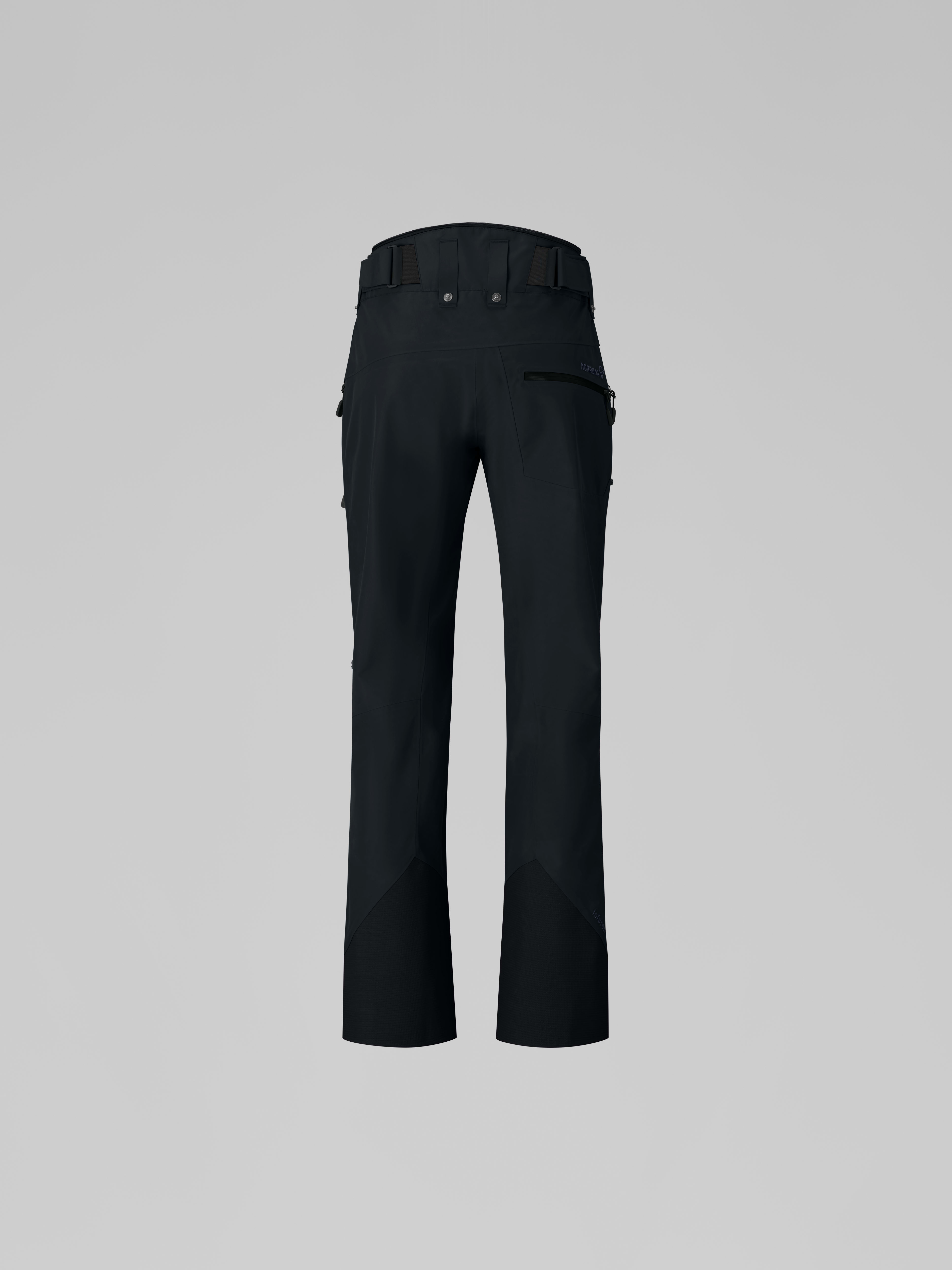 Packshot back image of lofoten Gore-Tex Insulated short Pants Caviar Black