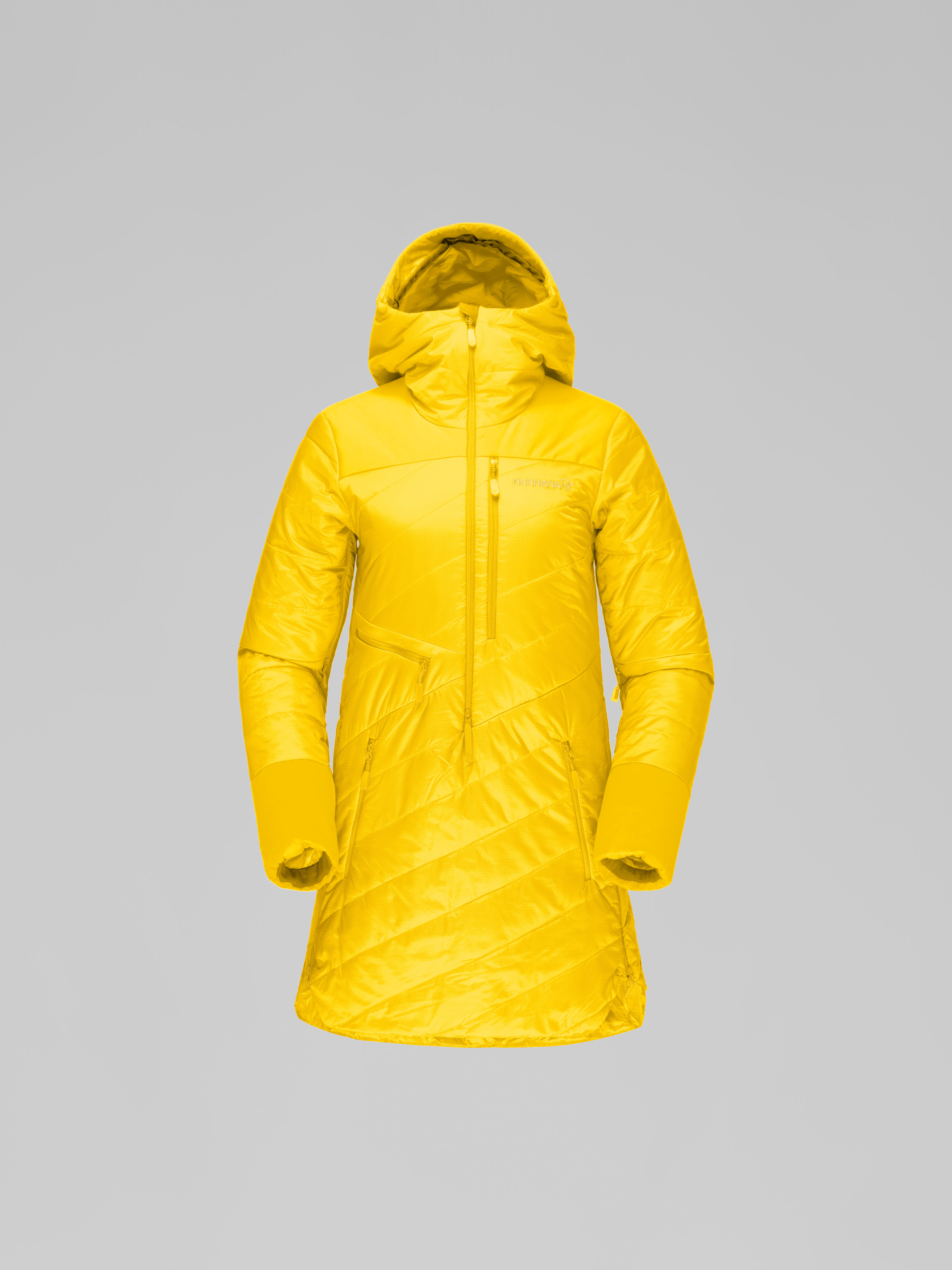 Packshot front image of lofoten Primaloft80 Anorak Sulphur
