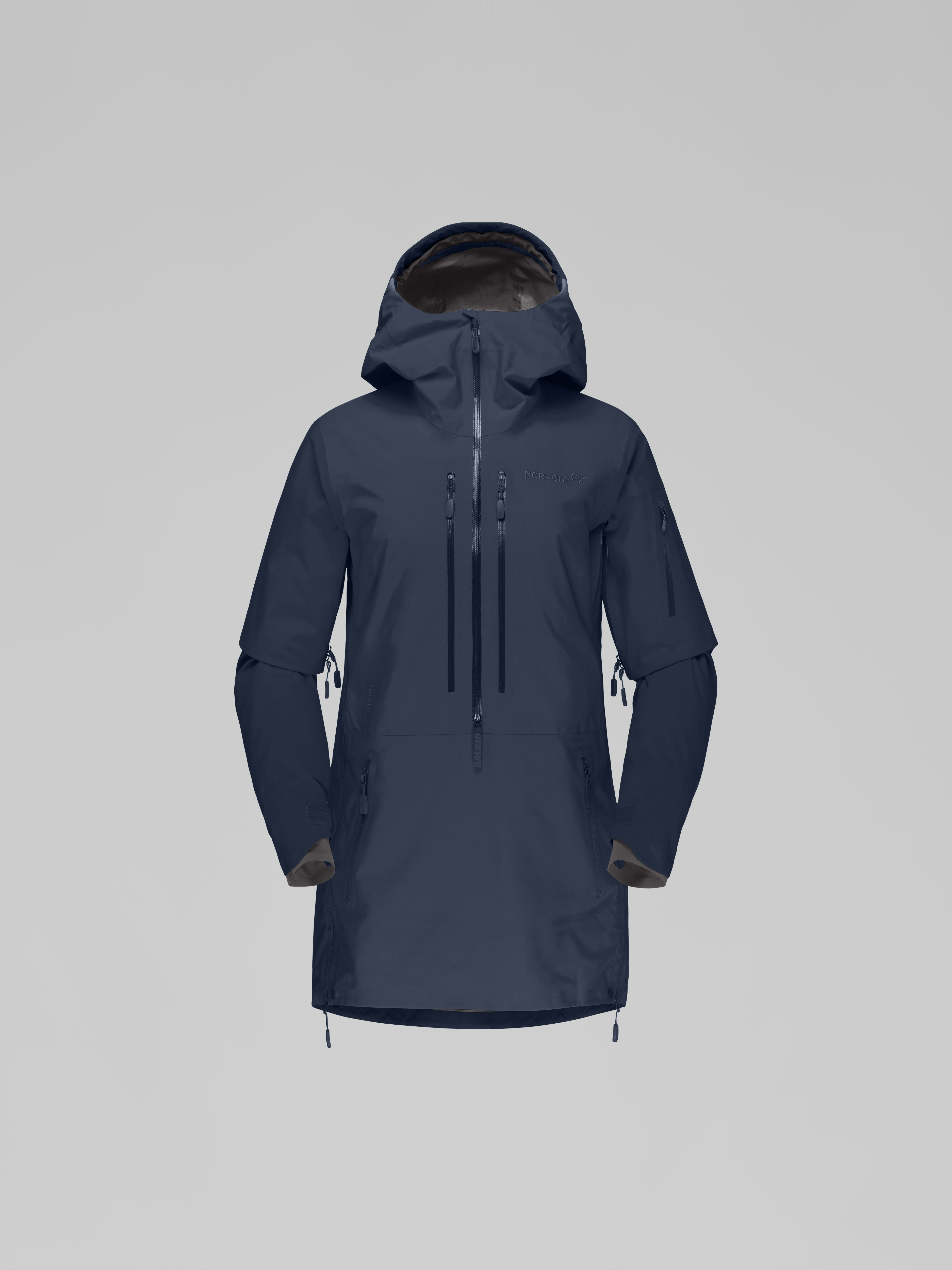 Packshot front image of lofoten Gore-Tex Pro Anorak Indigo Night Blue