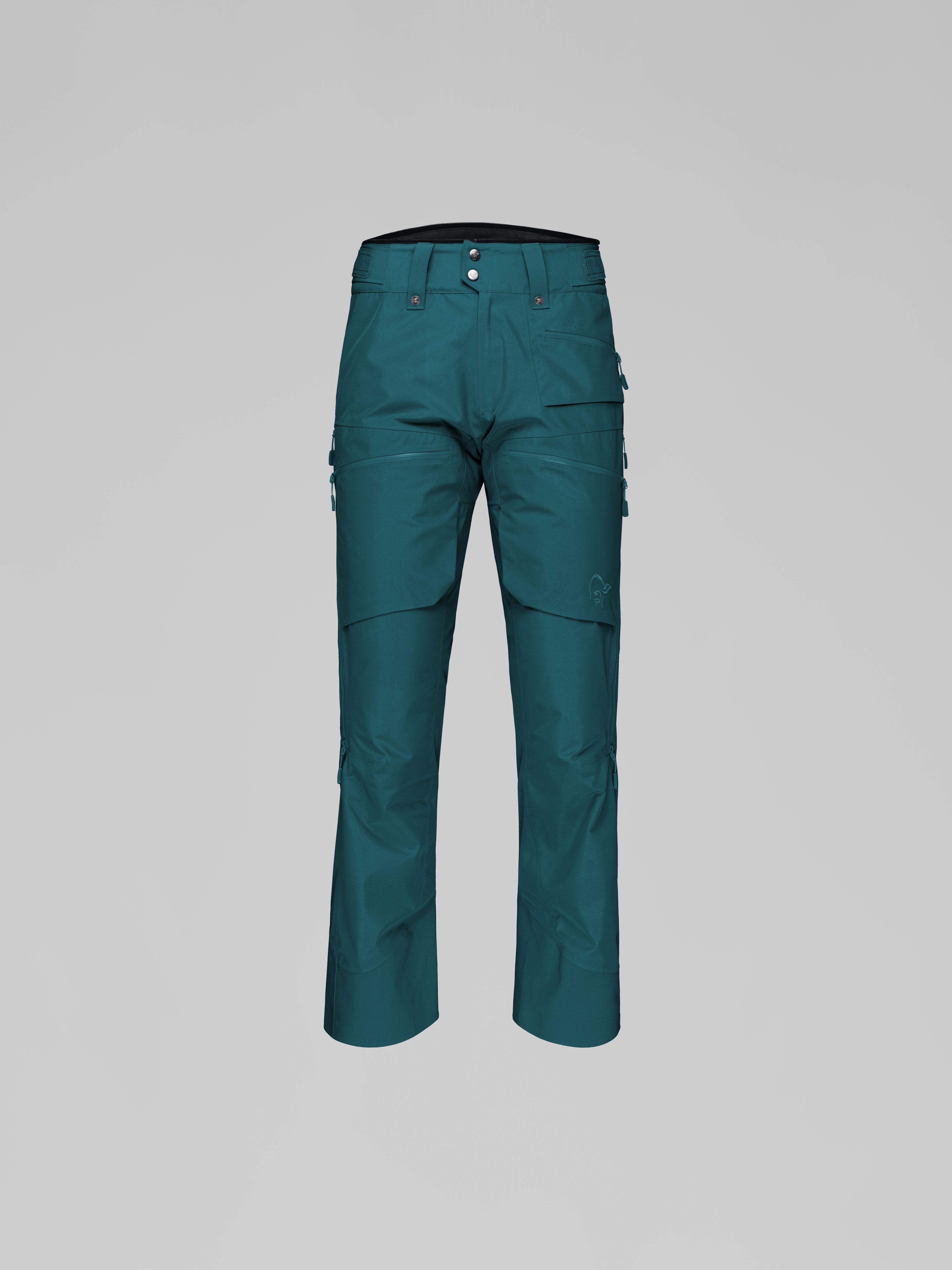 Packshot front image of lofoten Gore-Tex insulated Pants Everglade