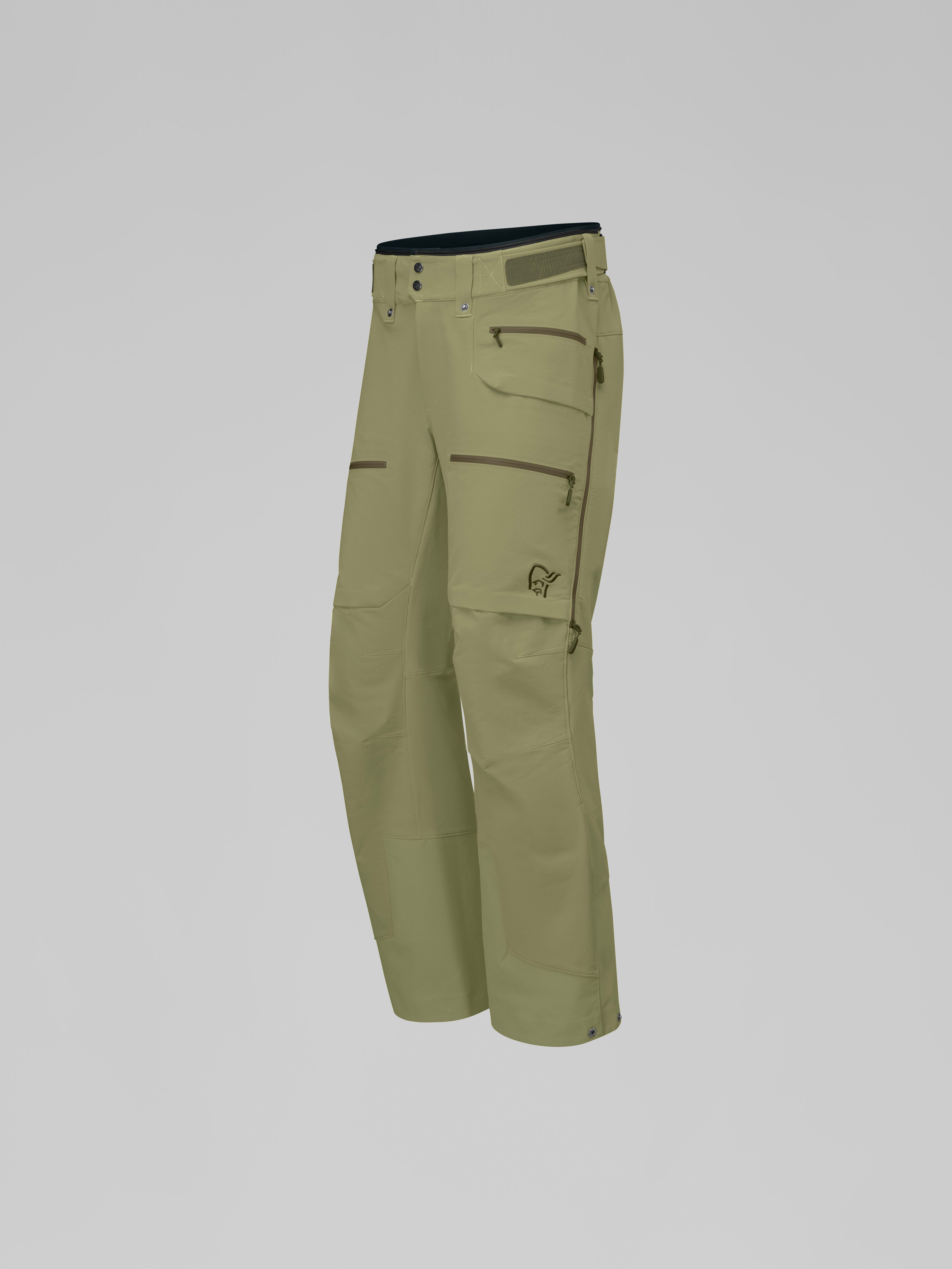 Packshot front left image of lofoten flex1 Pants Deep Lichen Green