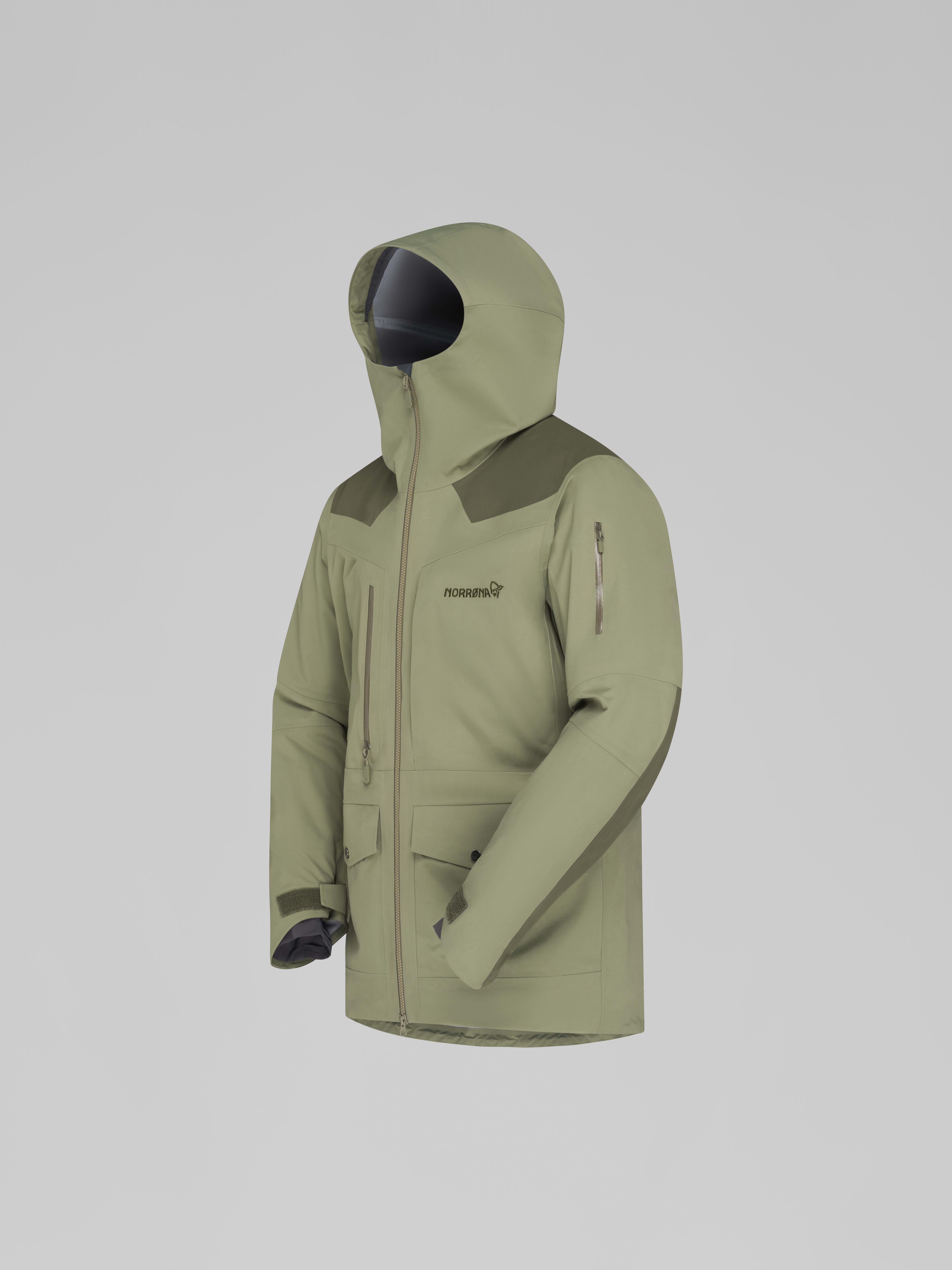 Packshot front left image of tamok dri3 Jacket Olive Night/Deep Lichen Green