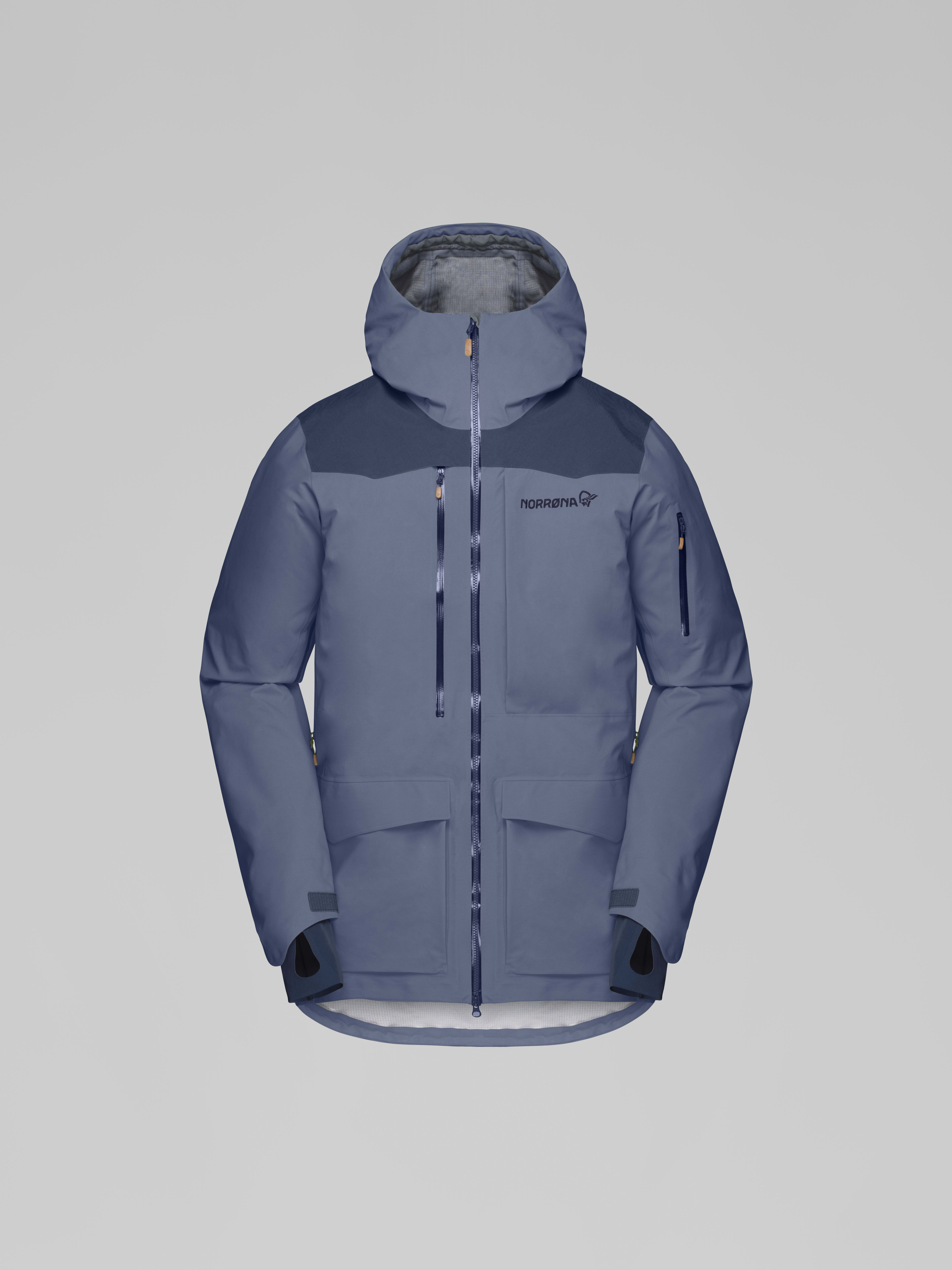 Packshot front image of tamok Gore-Tex Performance Shell Jacket Vintage Indigo blue