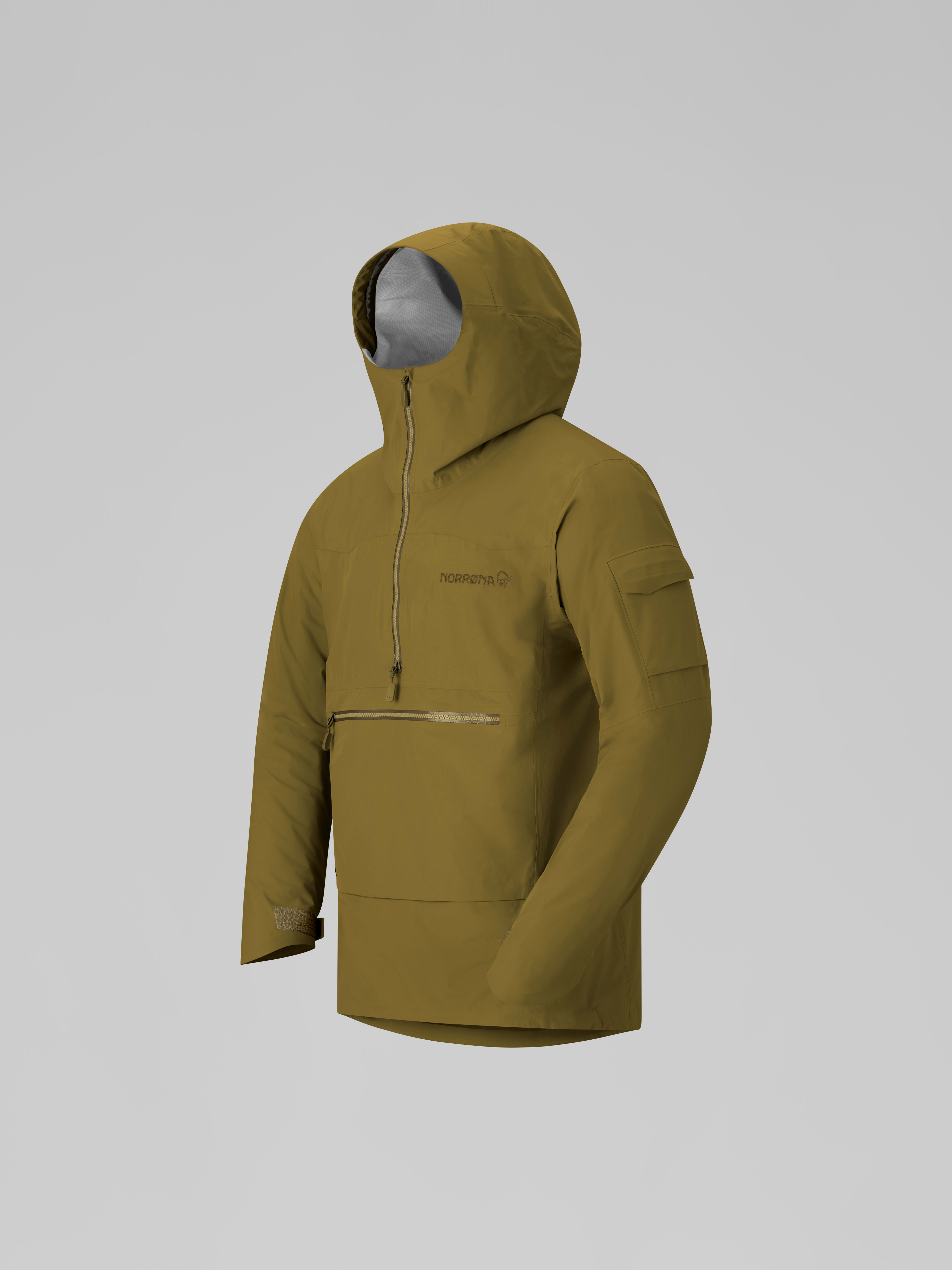 Packshot front left image of tamok dri1 Anorak Dark Olive
