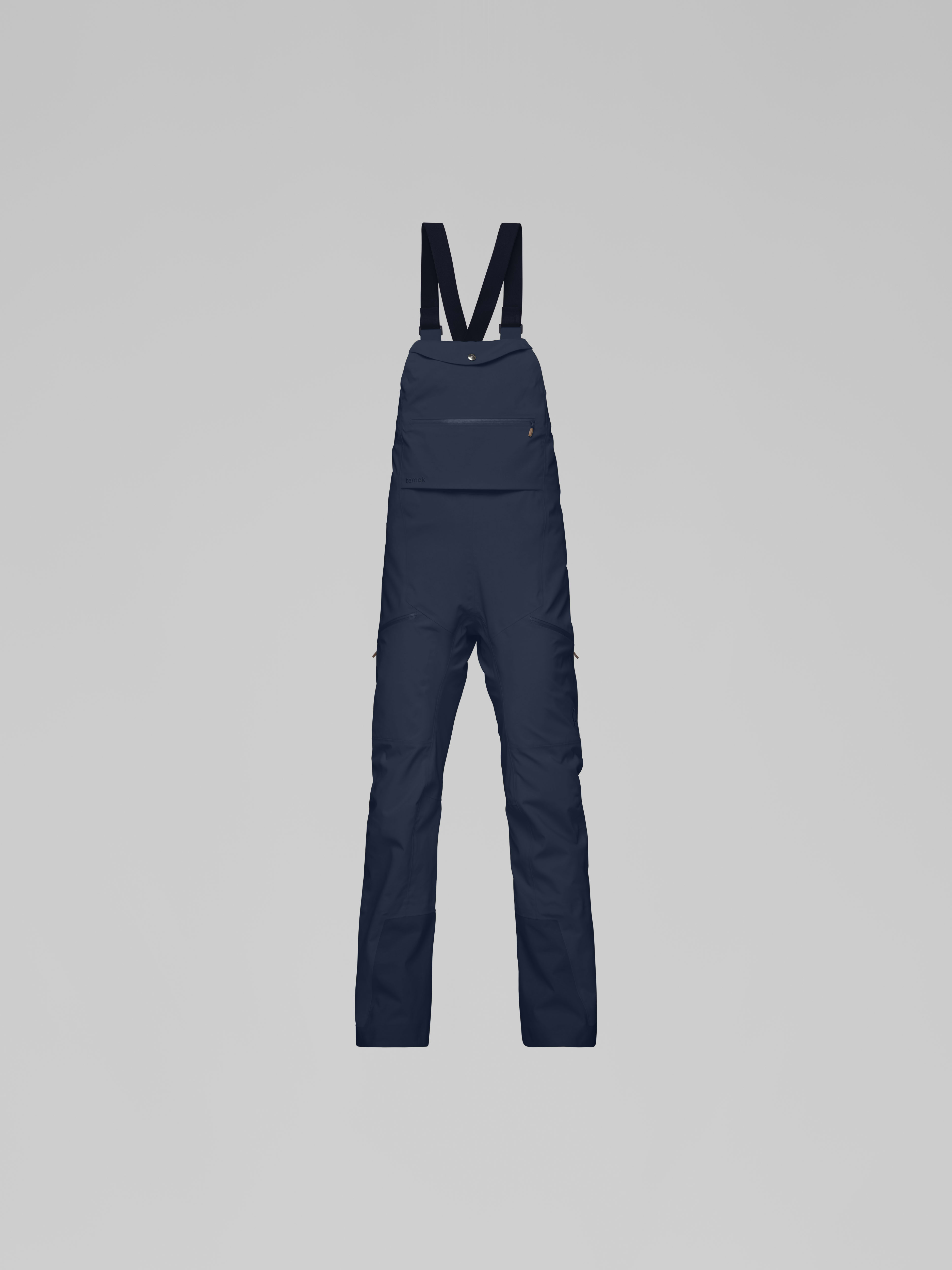 Packshot front image of tamok Gore-Tex Performance Shell Bibs Indigo Night Blue
