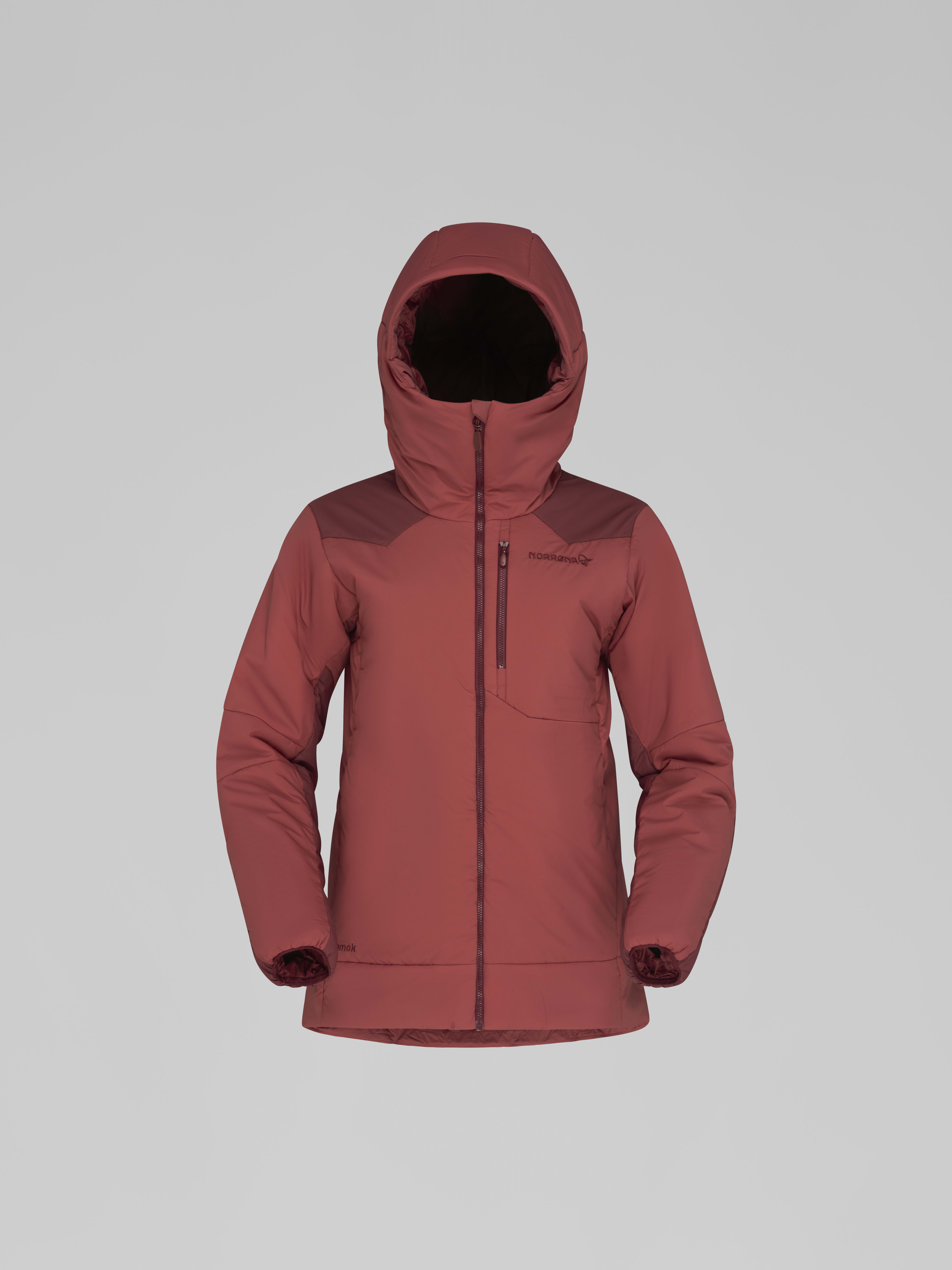 Packshot front image of tamok thermo80 Zip Hood Cowhide/Port