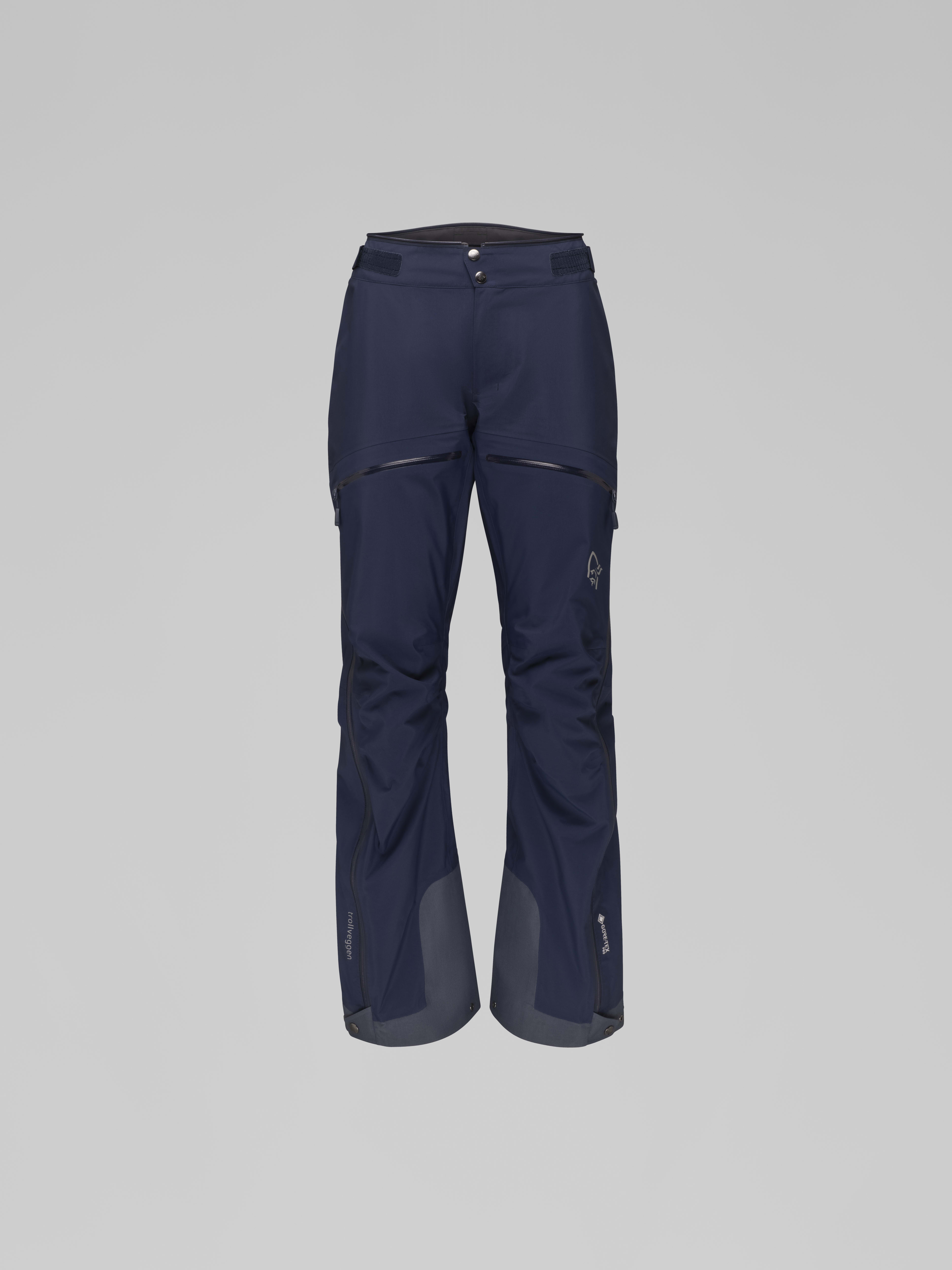 Packshot front image of trollveggen Gore-Tex Pro Light Pants Indigo Night/Indigo Night