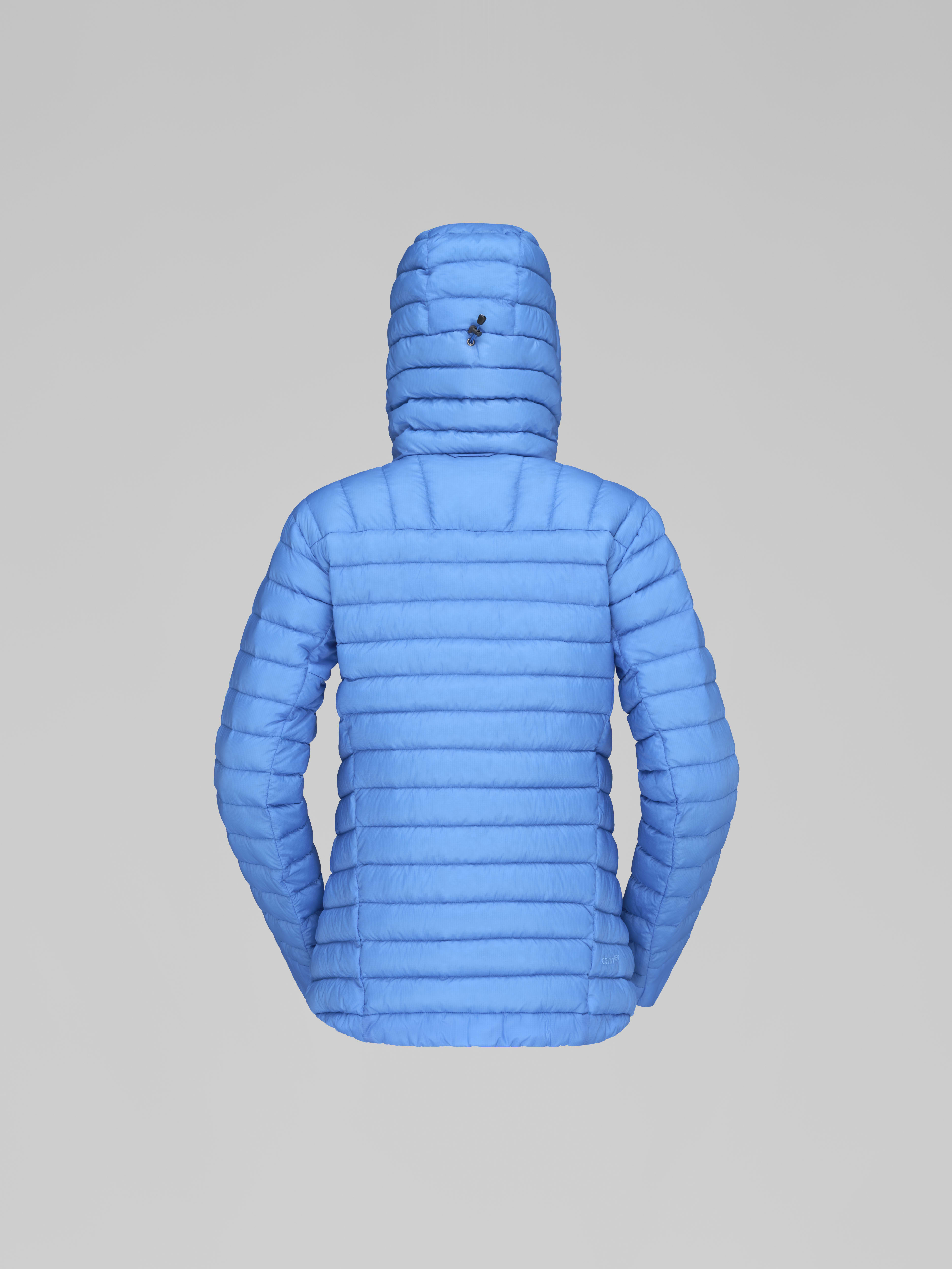 Packshot back image of trollveggen down850 light Zip Hood Marina