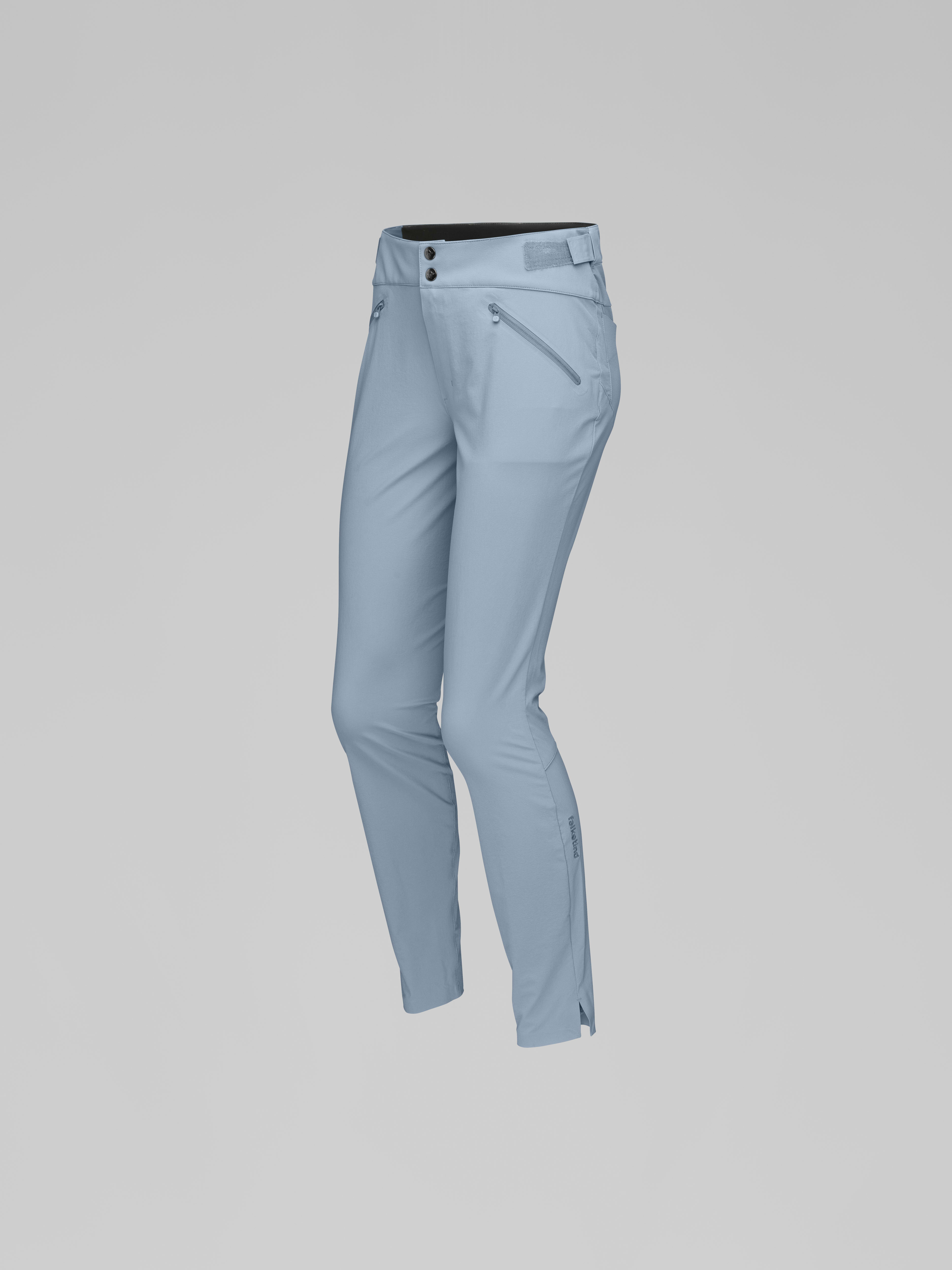 Packshot front left image of falketind flex1 slim Pants Blue Fog