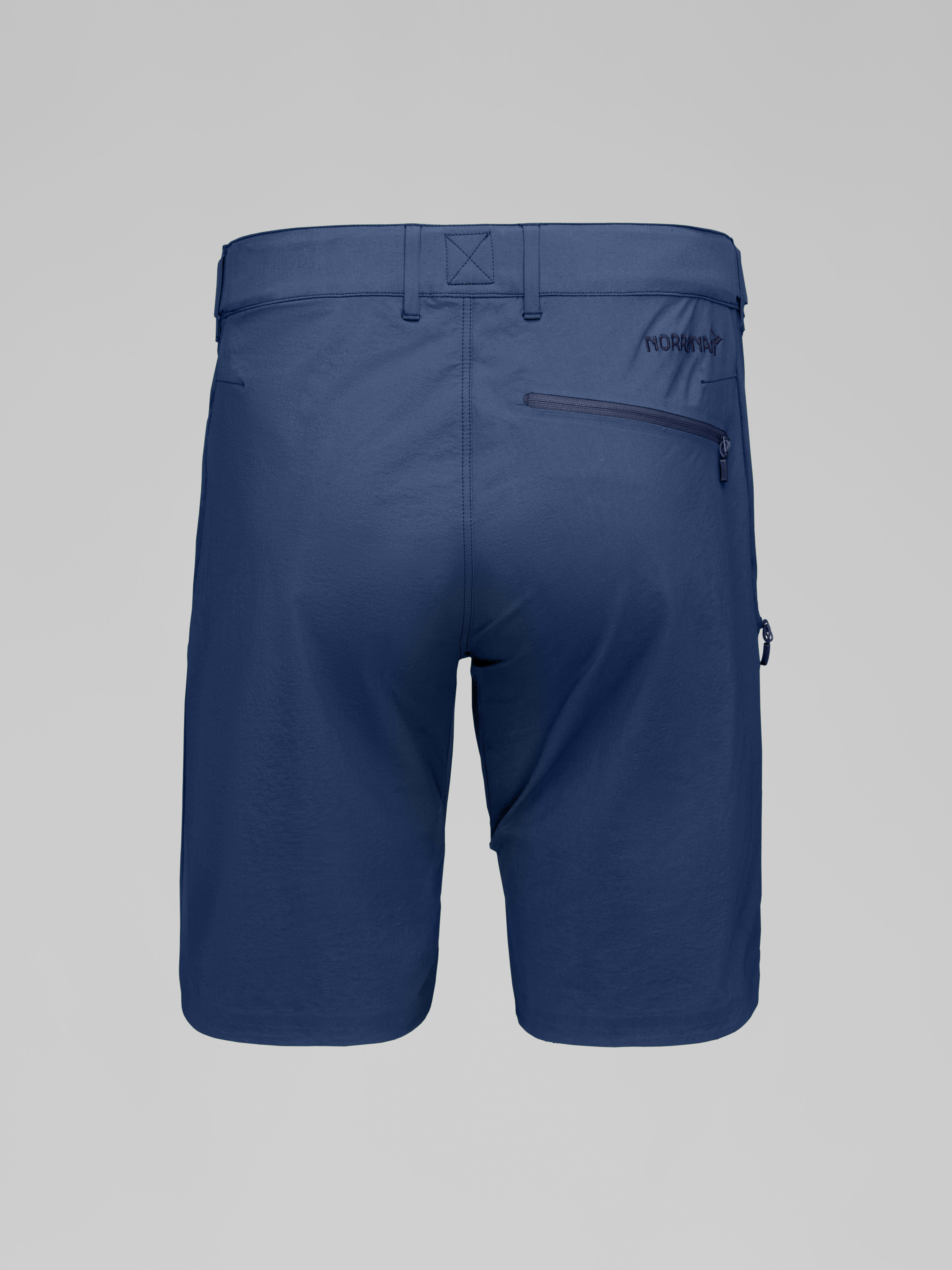 Packshot back image of falketind flex1 Shorts Indigo Night