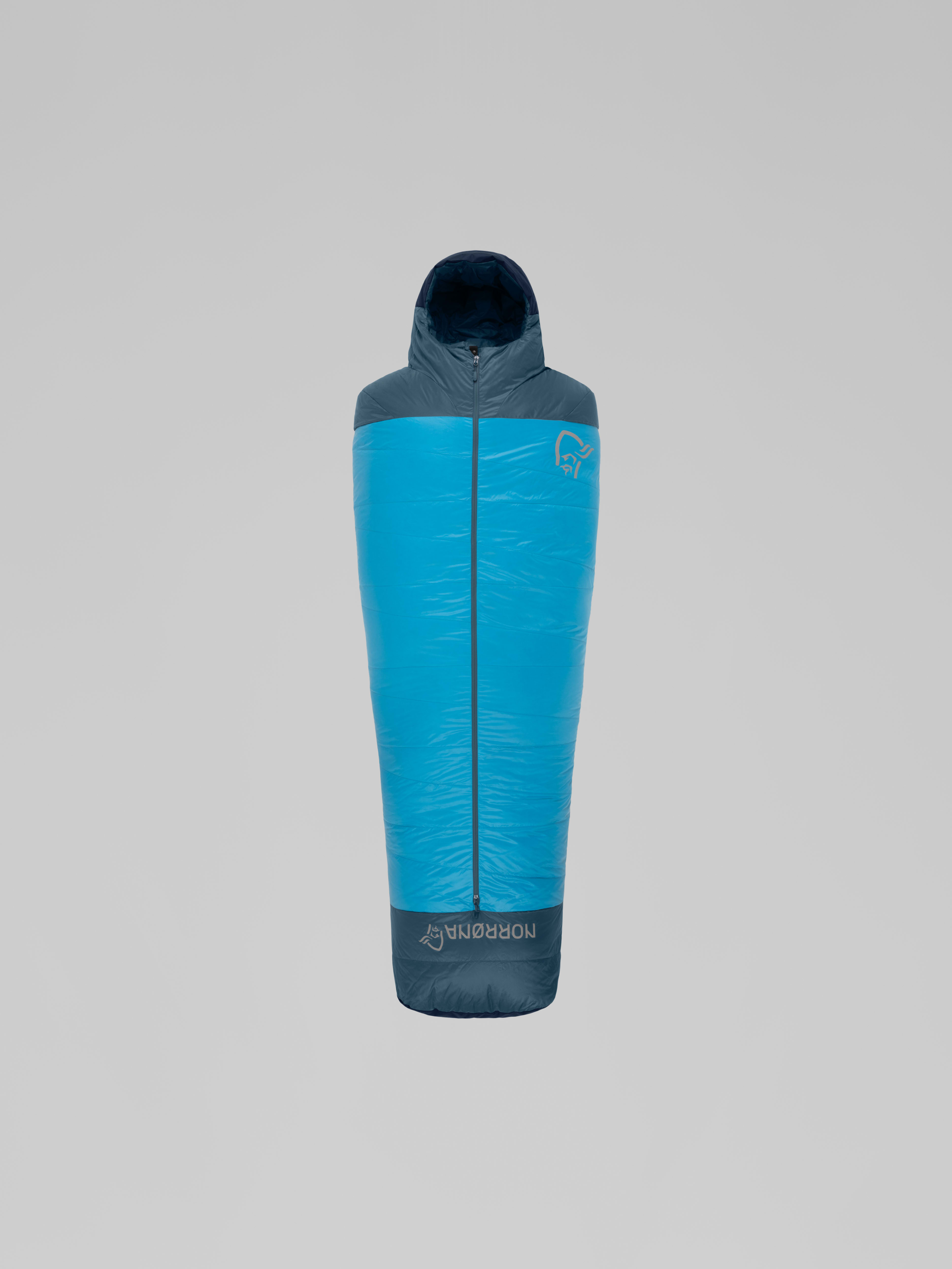 Packshot front image of falketind down800 +10C Sleeping Bag 170 Hawaiian Surf Blue