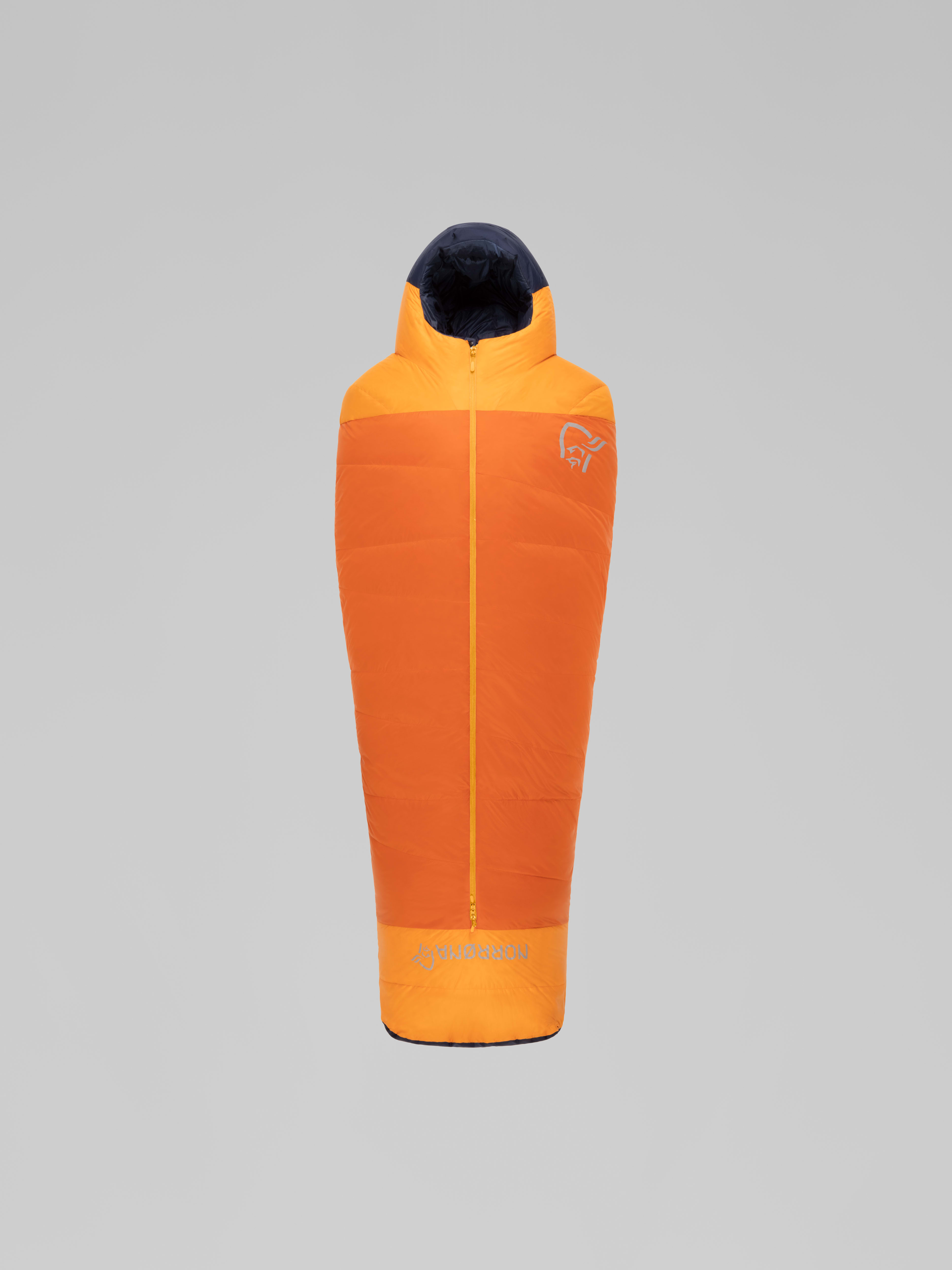 Packshot front image of falketind down800 -18,5C Sleeping Bag 170 Pureed Pumpkin