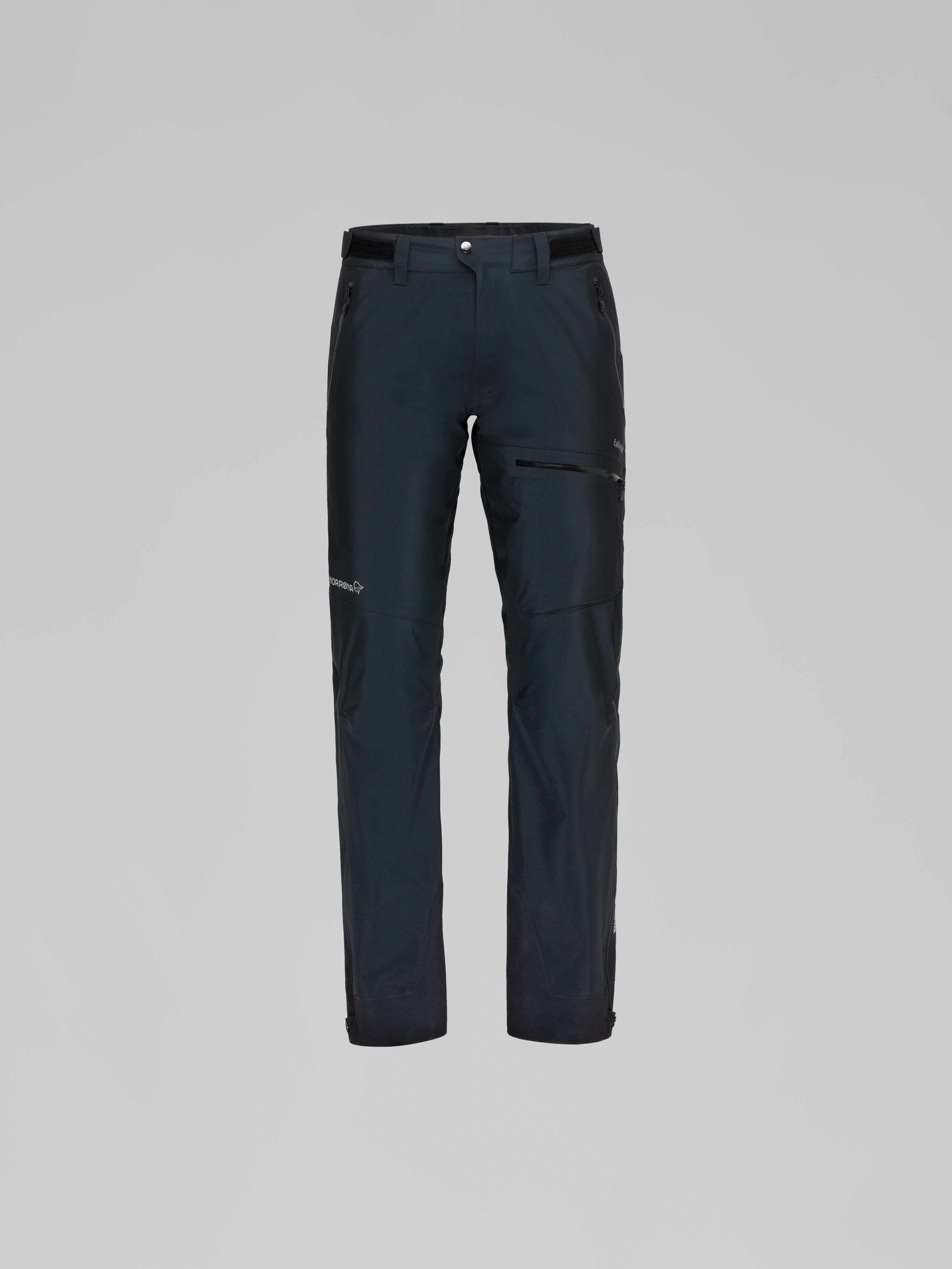 Packshot front image of falketind Gore-Tex Pants Caviar Black