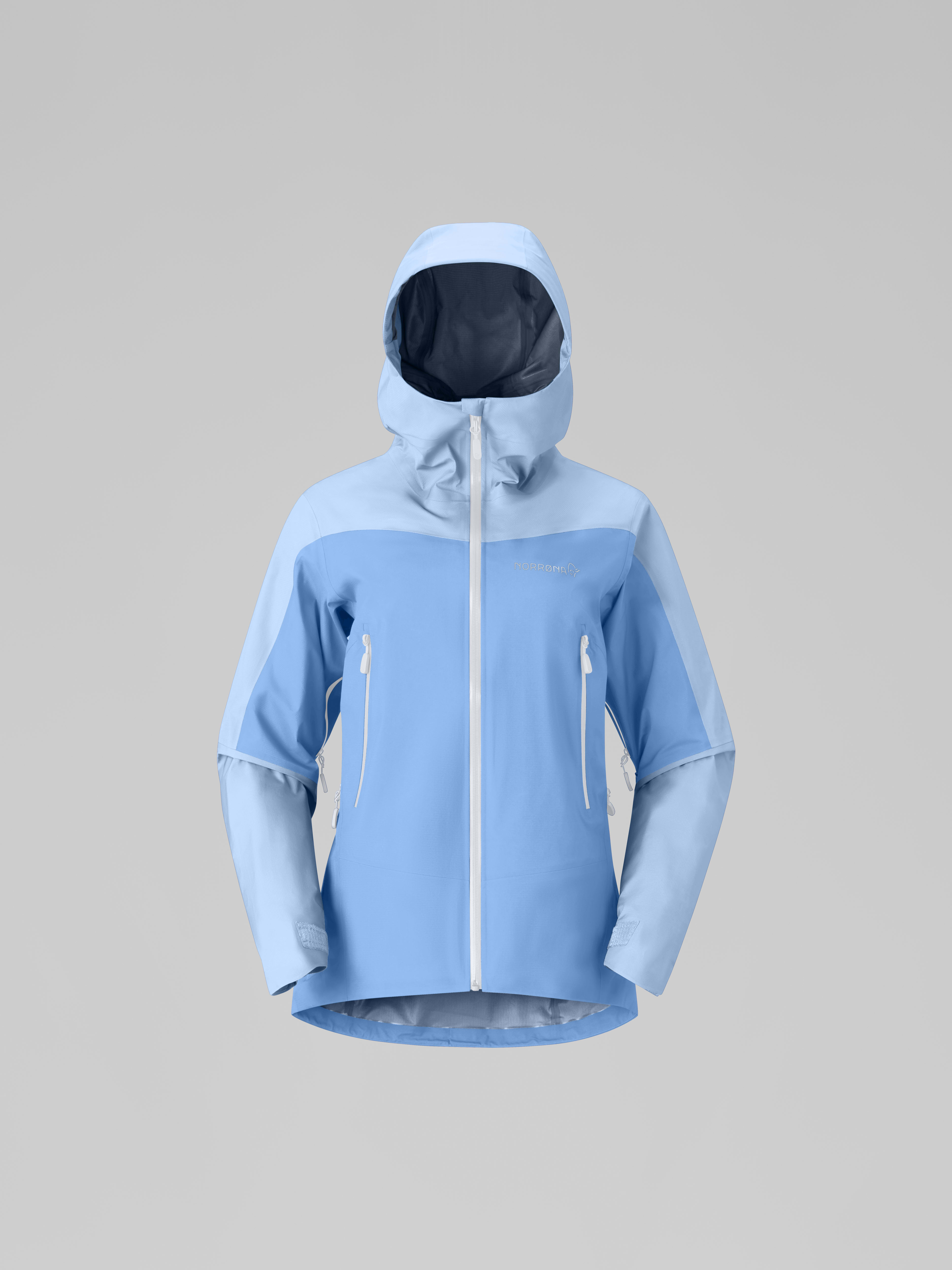 Packshot front image of falketind Gore-Tex Jacket Allure/Cashmere Blue