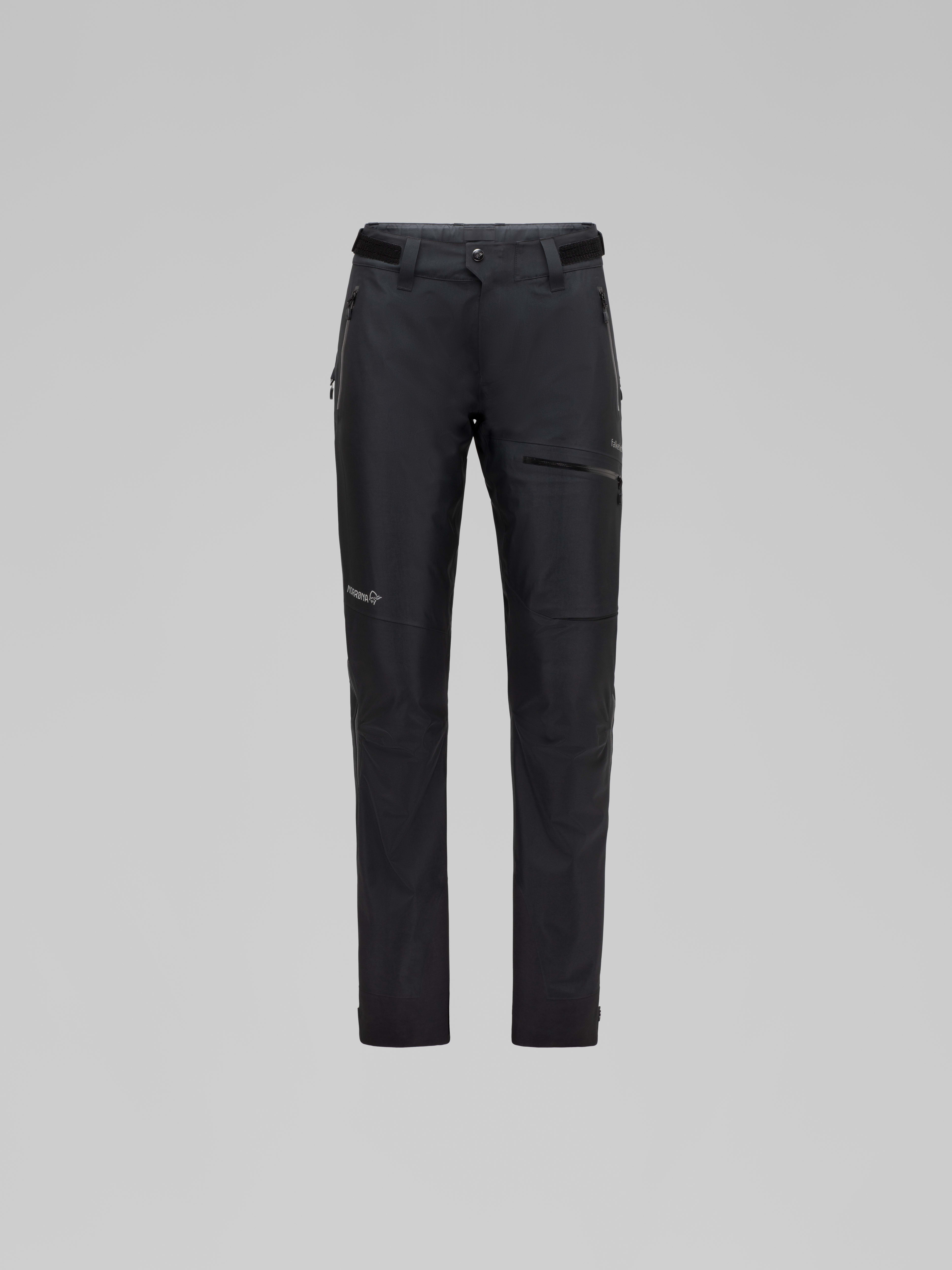 Packshot front image of falketind Gore-Tex Pants Caviar Black