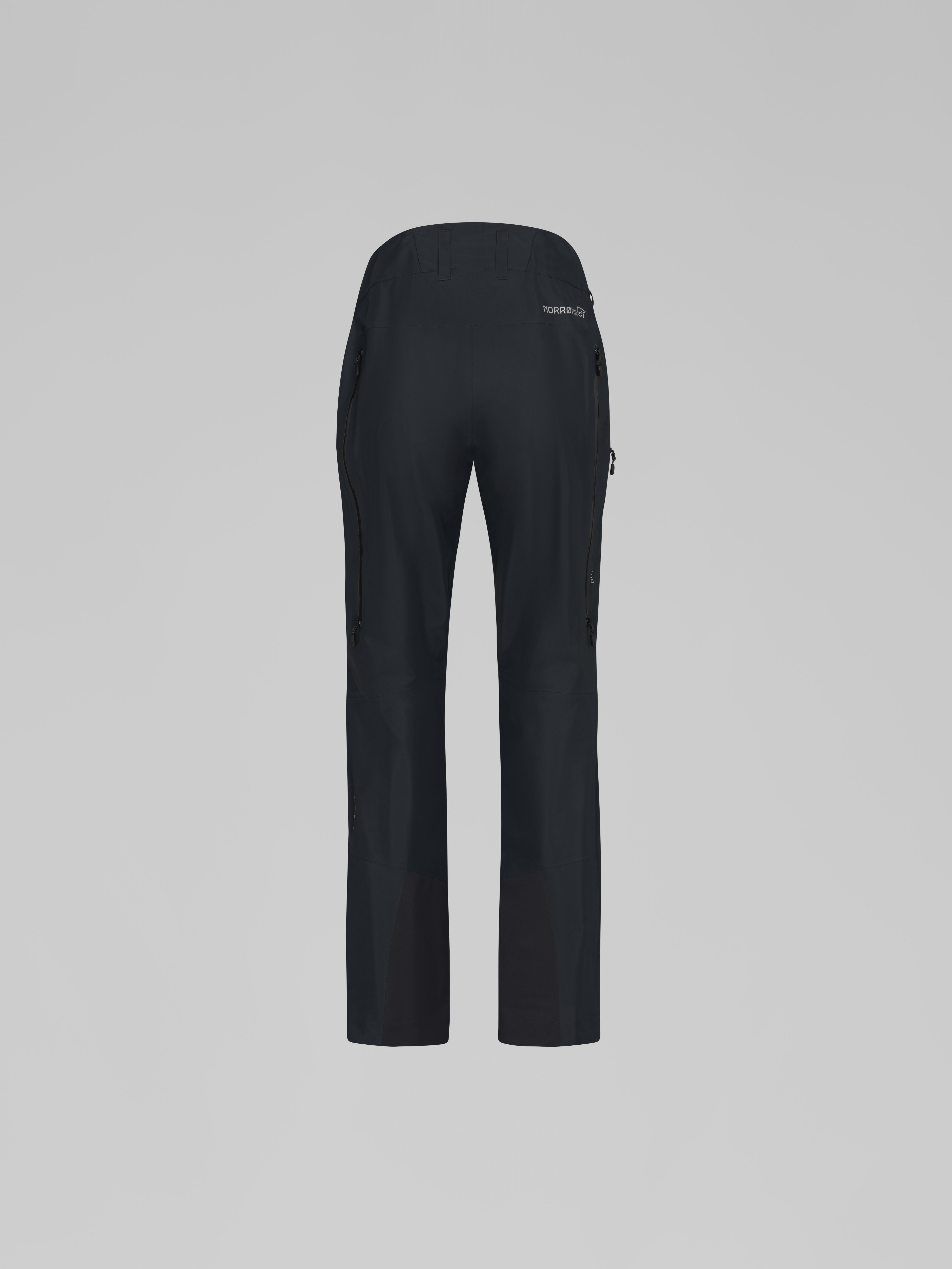 Packshot back image of falketind Gore-Tex Pants Caviar Black