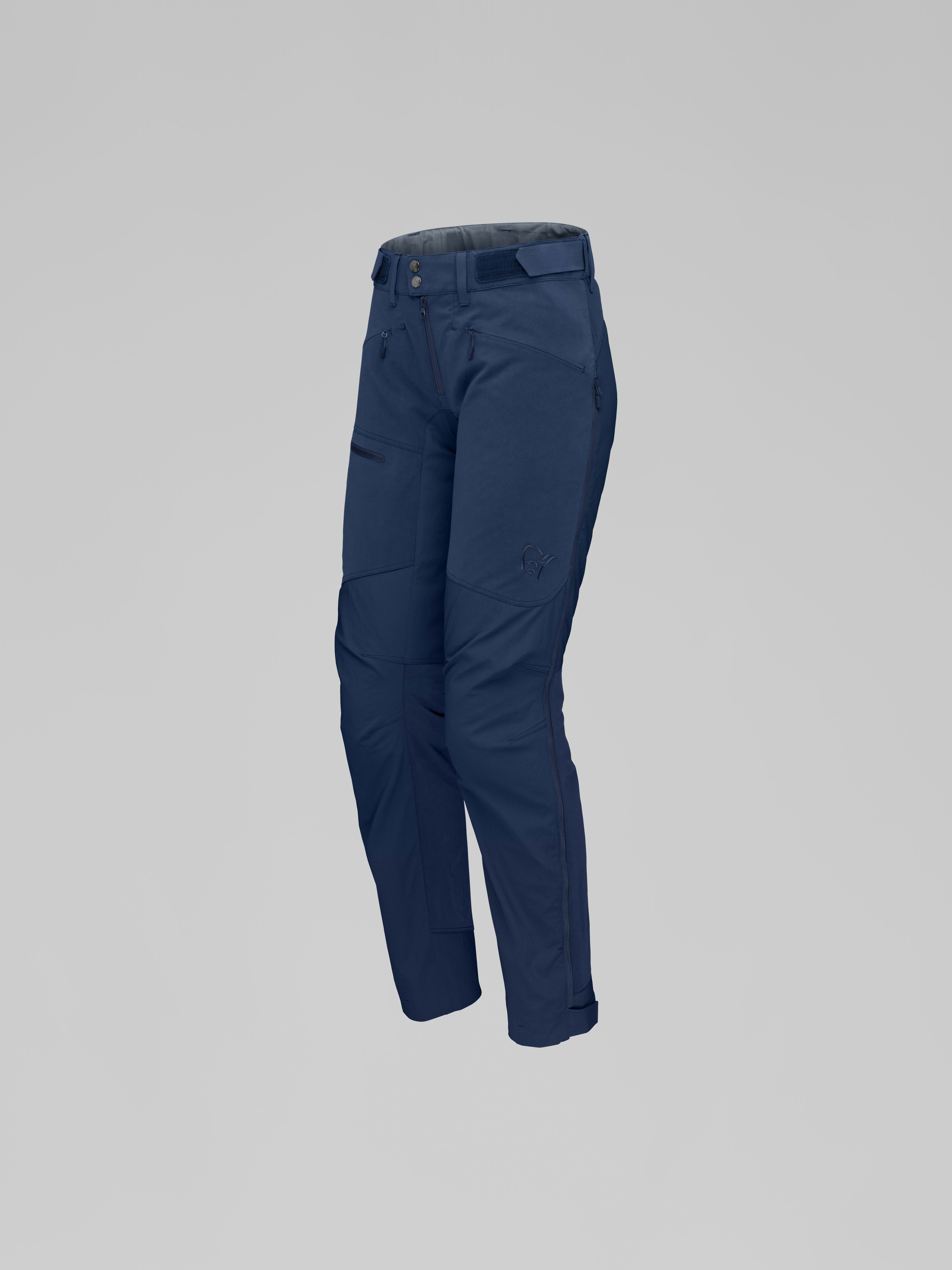 Packshot front left image of falketind flex1 heavy duty Pants Indigo Night