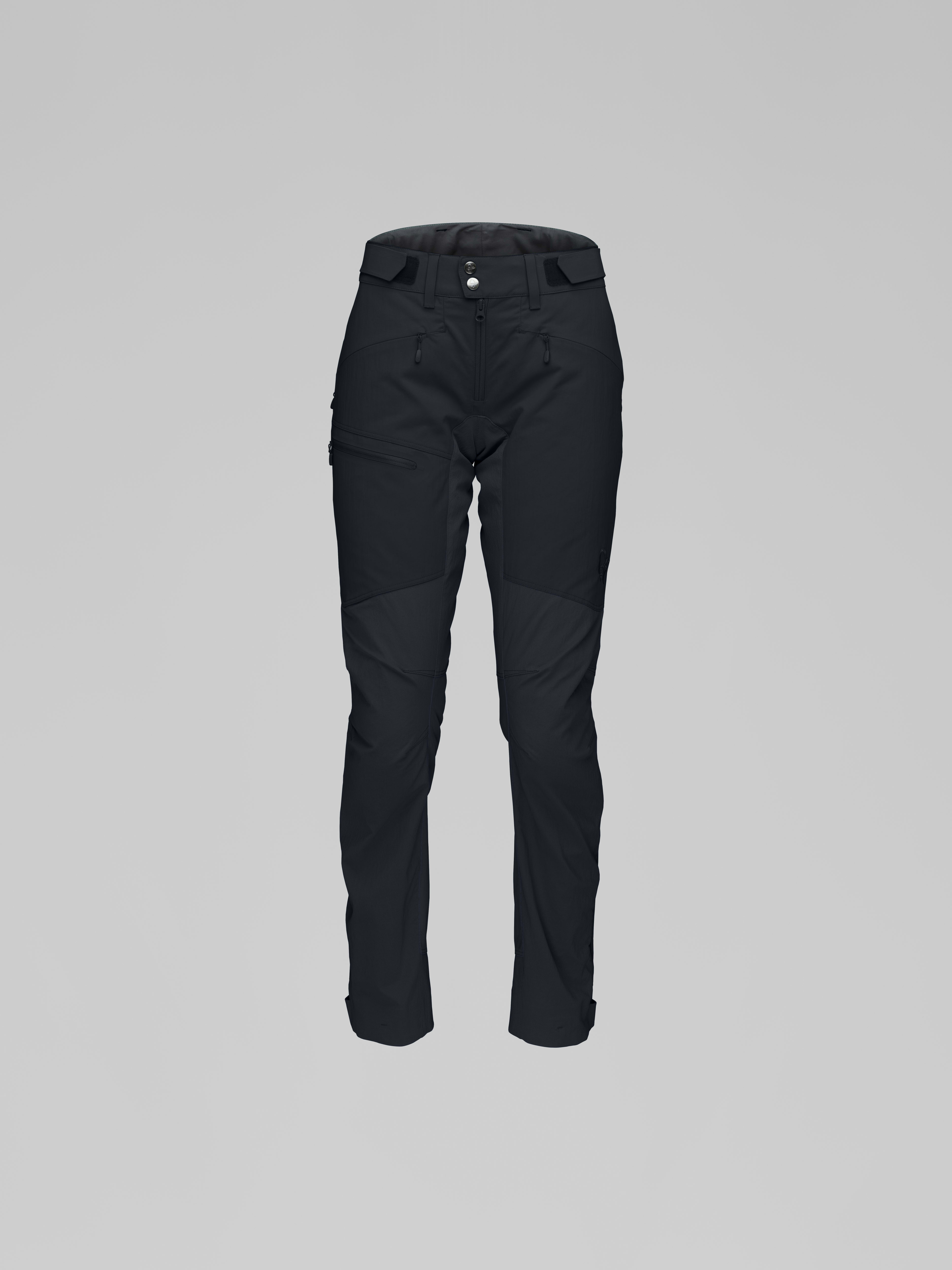 Packshot front image of falketind flex1 heavy duty Pants Caviar Black