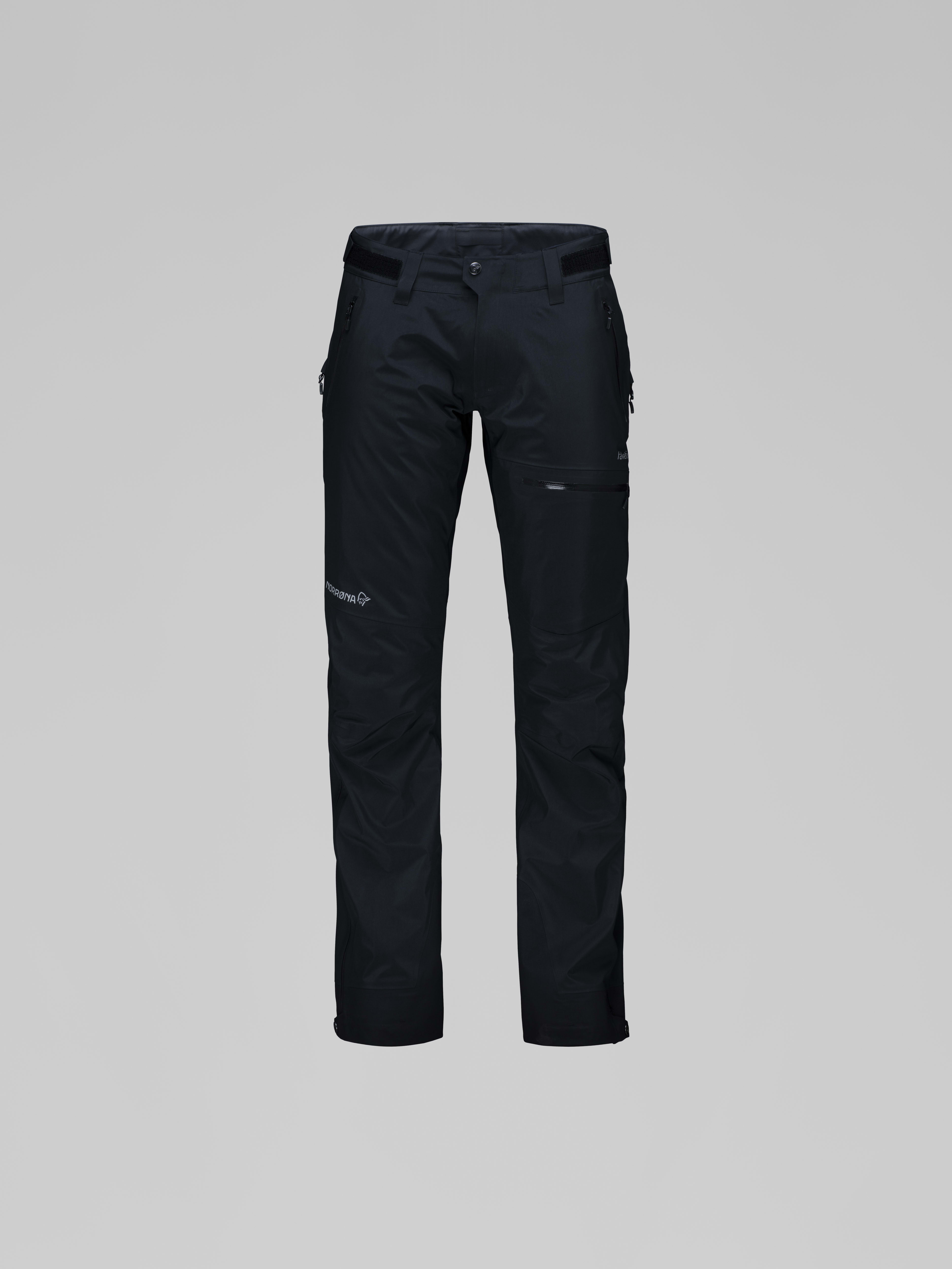 Packshot front image of falketind Gore-Tex Pants Caviar Black